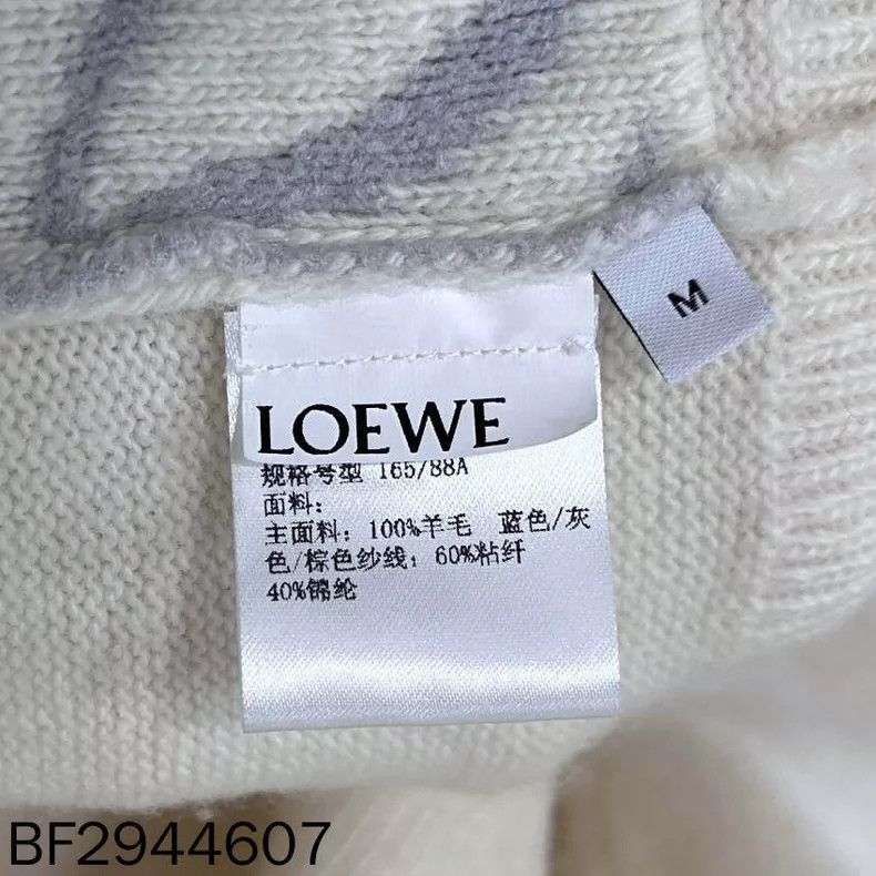 Loewe LOEWE Embroidered logo single row knit cardigan Size M / US 6-8 / IT 42-44 - 5 Thumbnail