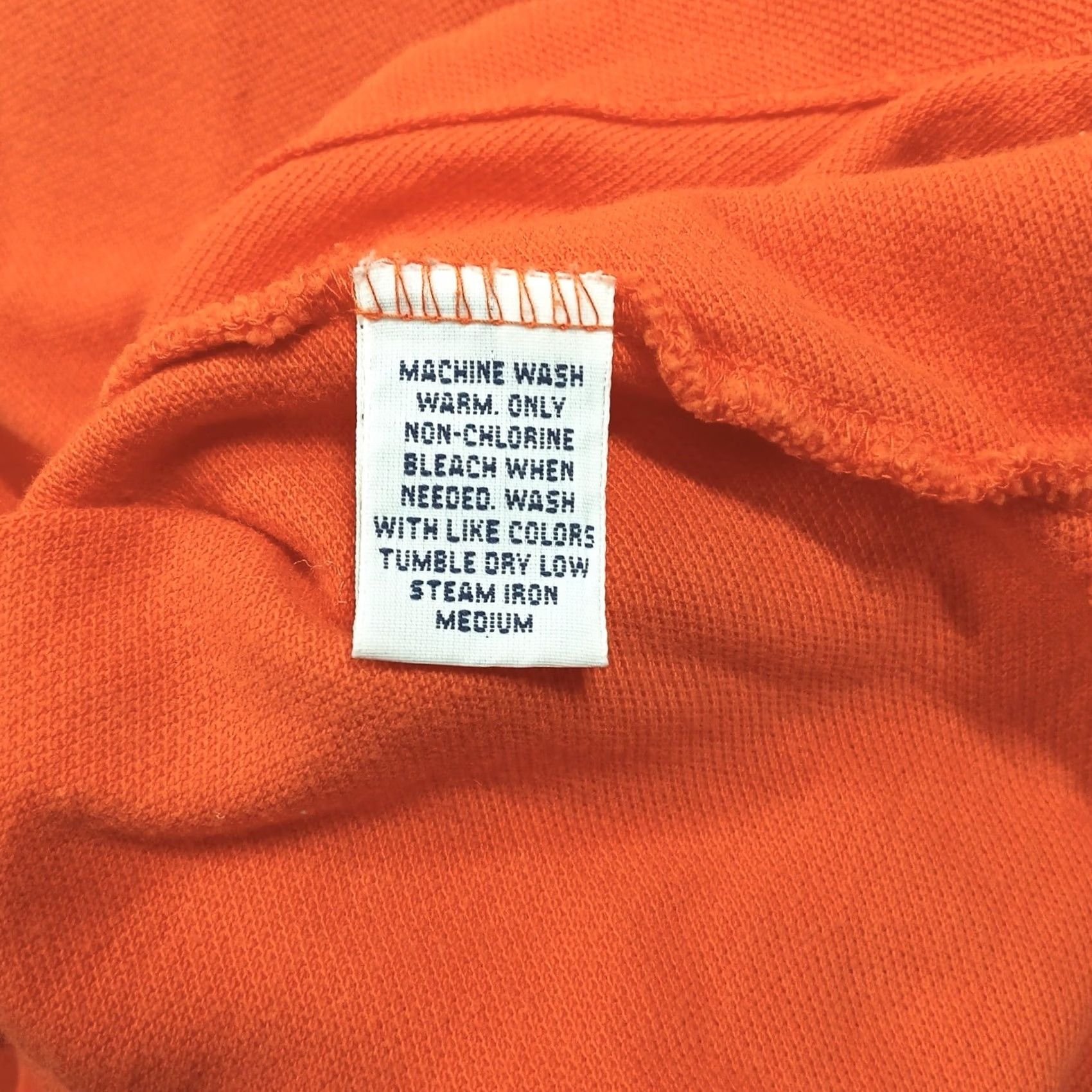 Polo Ralph Lauren Polo Ralph Lauren Polo Shirt XL Classic Fit 100% Cotton Orange Blue Pony EUC Mens Shirt Size US XL / EU 56 / 4 - 6 Thumbnail