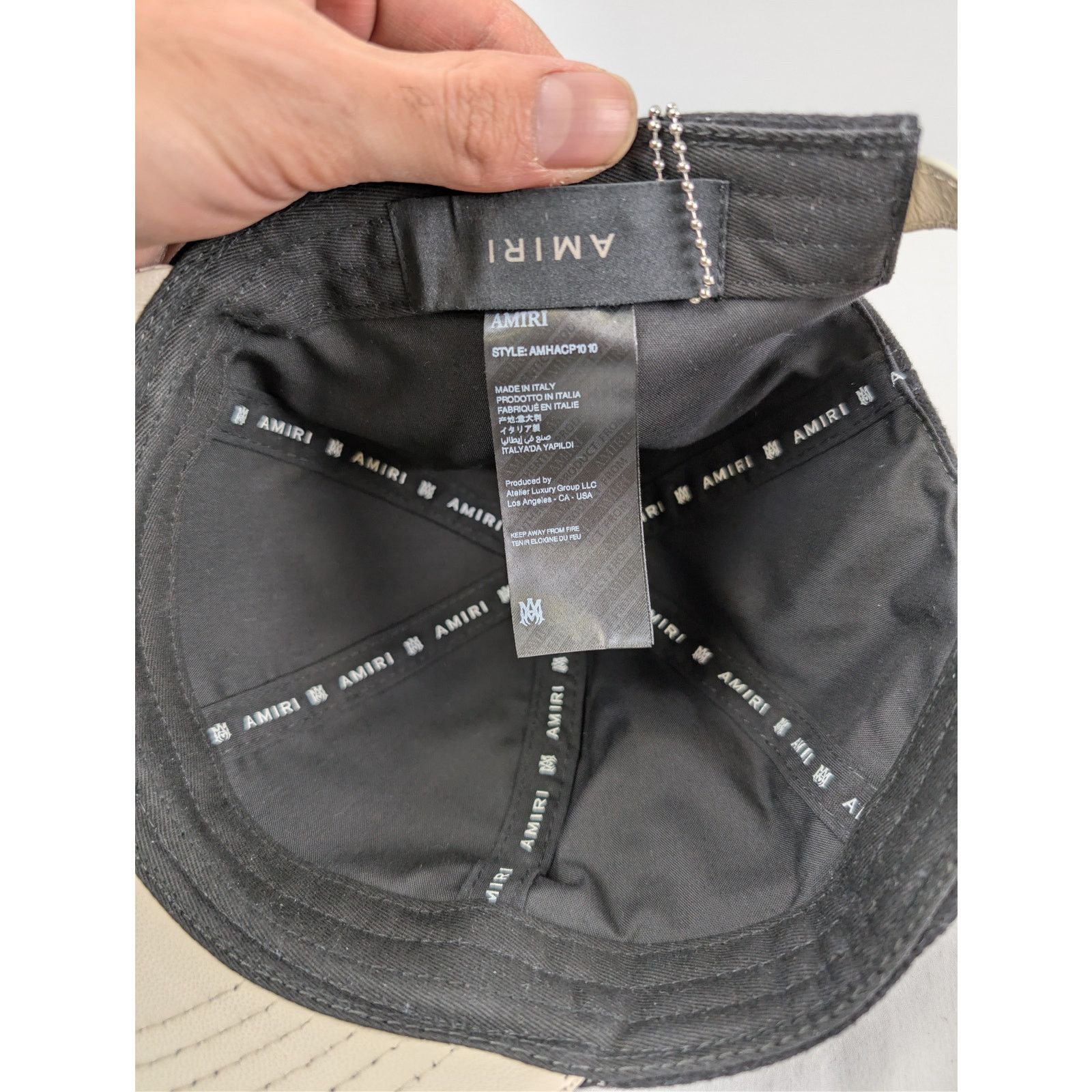 Amiri o1rshd1 Size: OS / Dream Team Two-Tone Cap / Hat in Black Size ONE SIZE - 16 Thumbnail