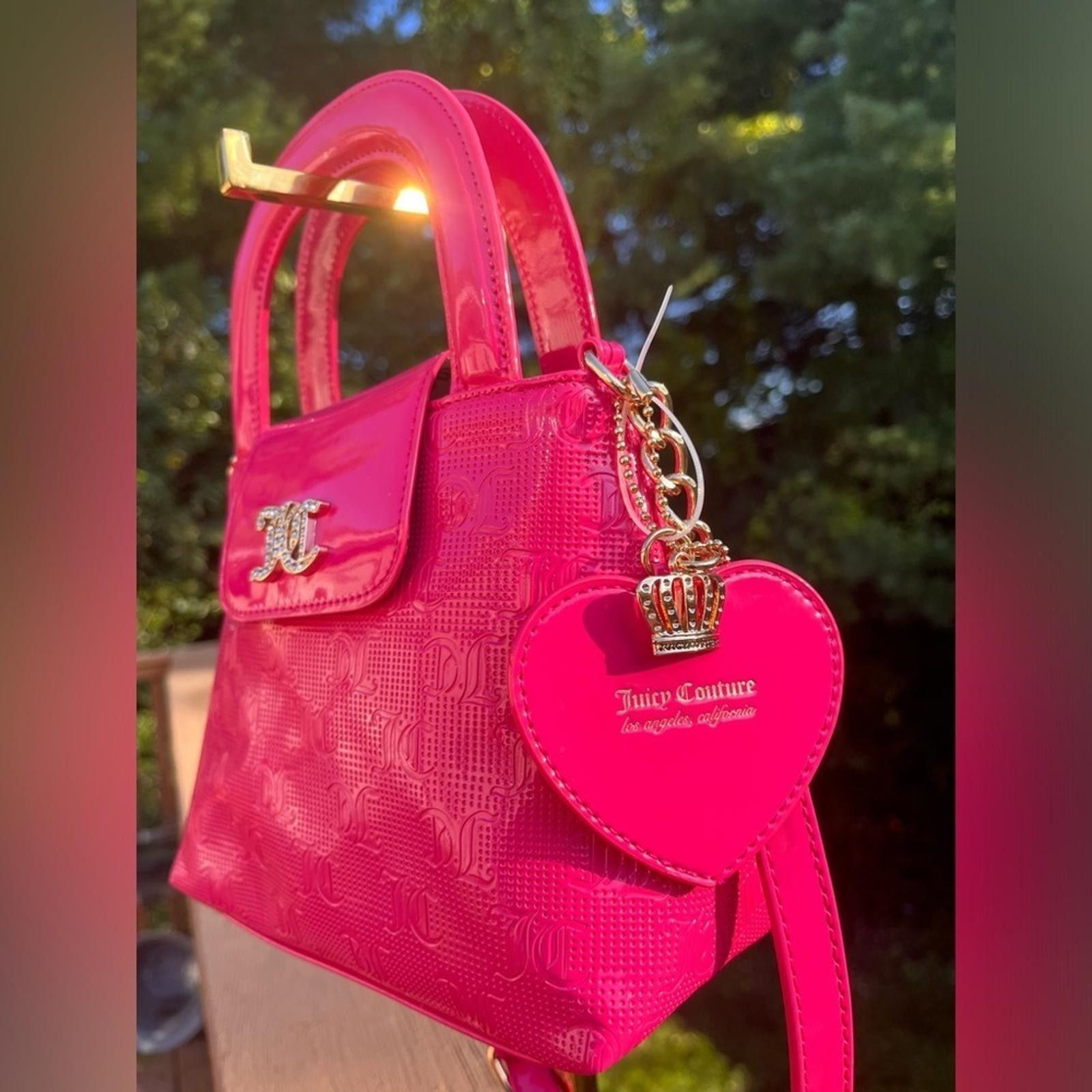 Juicy Couture Juicy Couture, Live Laugh, Pink Flash Crossbody Bag​​ NWT Size ONE SIZE - 3 Thumbnail