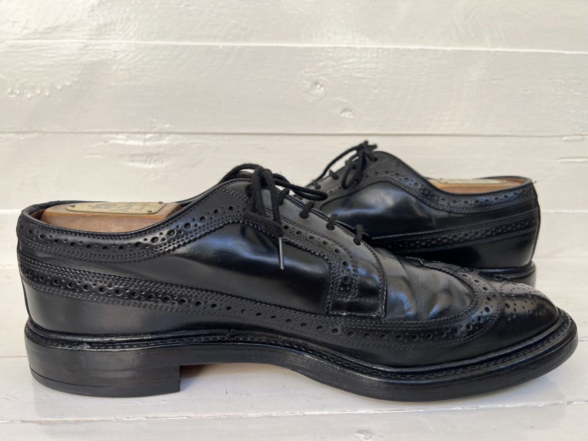 Allen Edmonds Allen Edmonds MacNeil Black Leather Shell Cordovan Wingtip Size US 9.5 / EU 42-43 - 9 Thumbnail