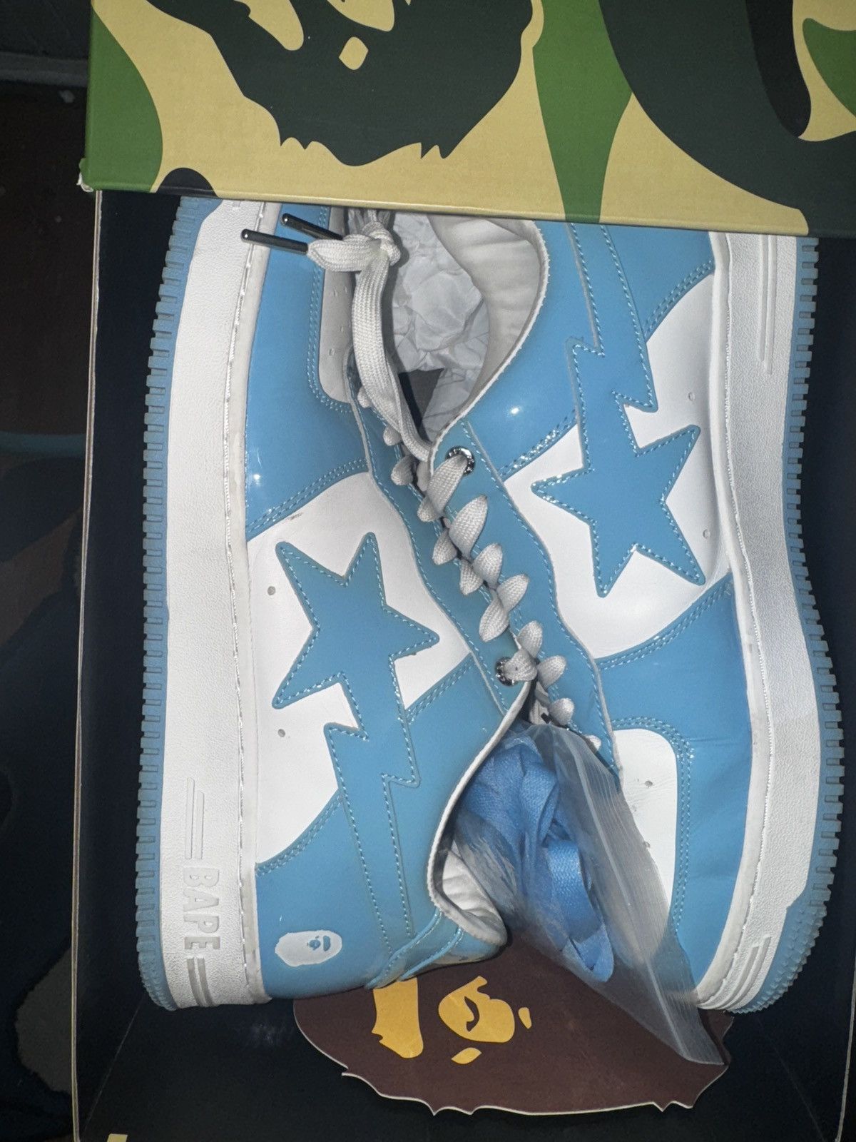 Bape Bape Sta Blue Sax Size 12 Size US 12 / EU 45 - 1 Thumbnail