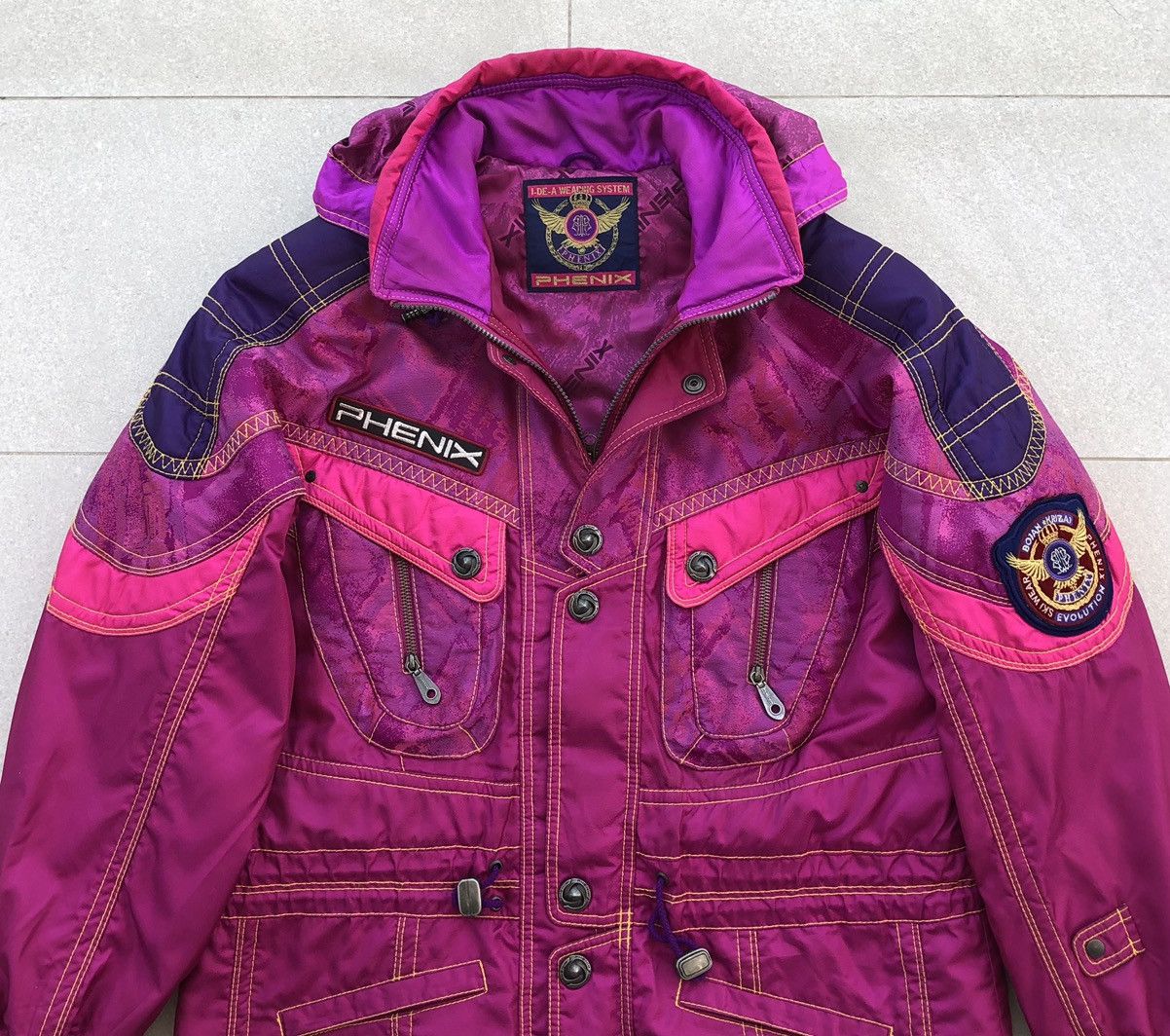 Phenix PHENIX SKI Skiing Snow Winter Multi Pockets Bomber Jacket Size US M / EU 48-50 / 2 - 2 Thumbnail