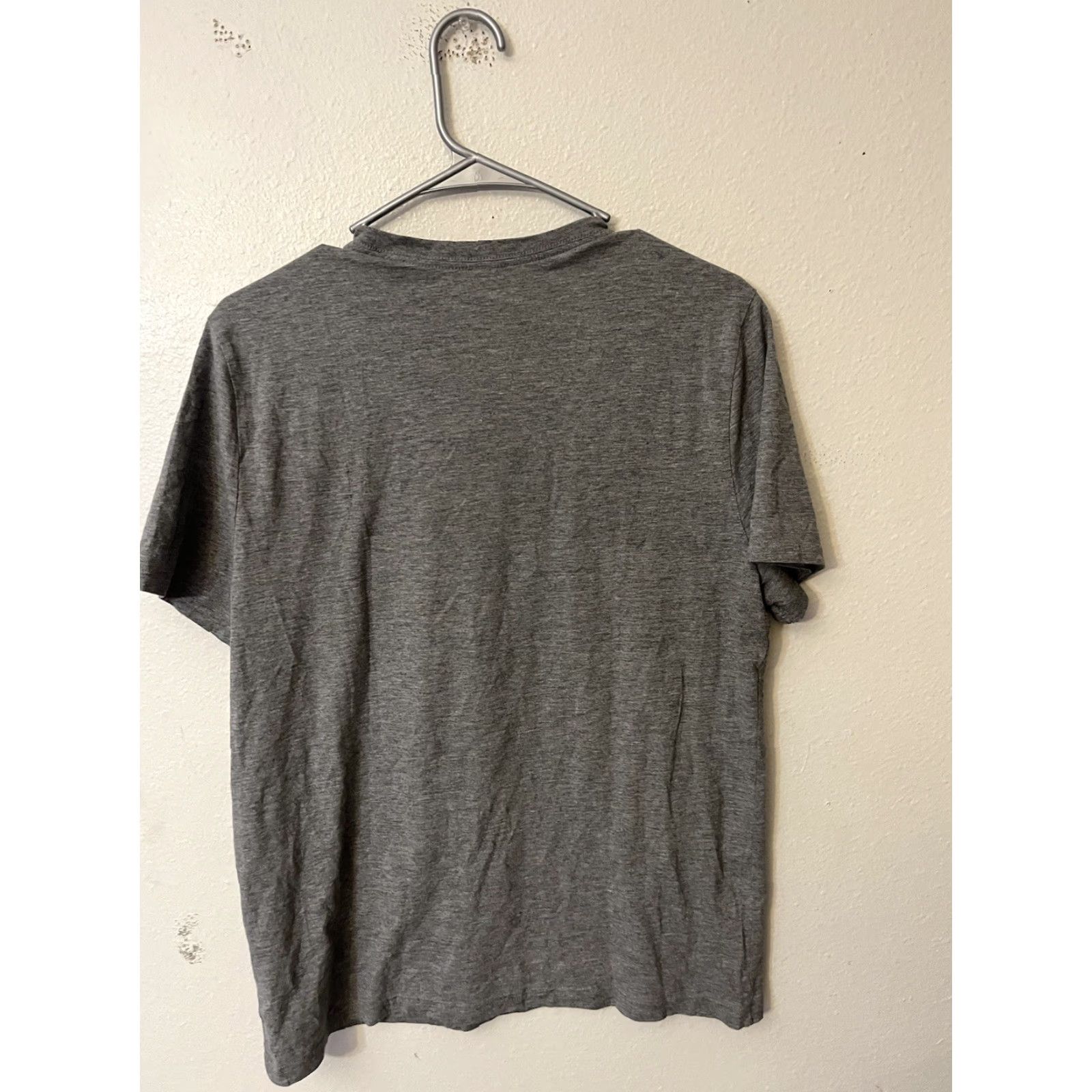 Express Express Shirt Men's Medium Gray Stripe Short Sleeve Stretch Crew Neck T-Shirt Size US M / EU 48-50 / 2 - 2 Thumbnail