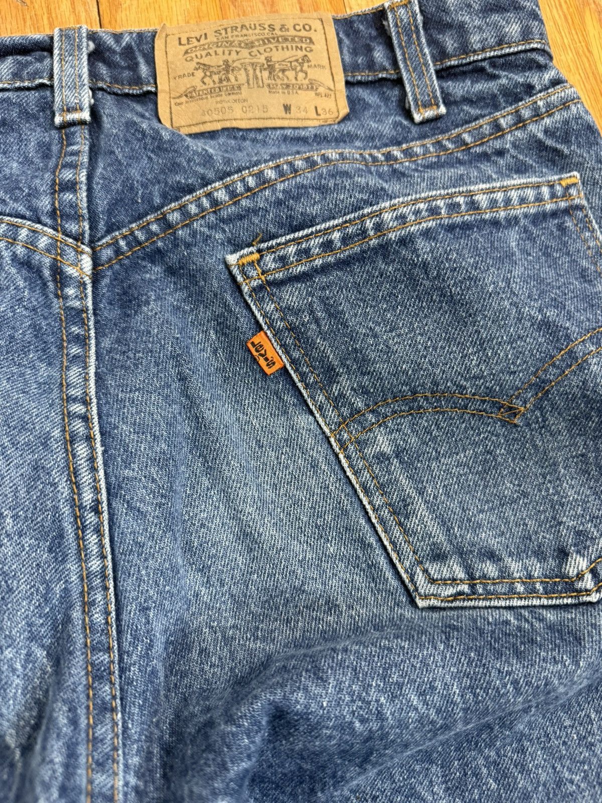 Levi's 80s orange tab Levi’s straight cut Size US 34 / EU 50 - 7 Thumbnail