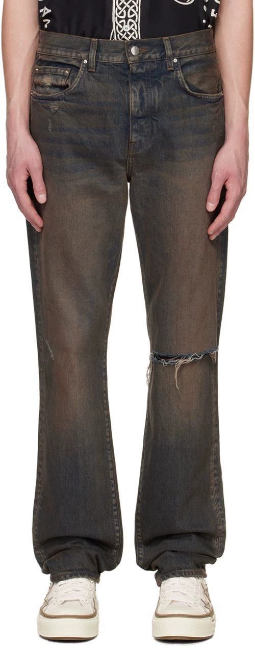 Amiri Amiri Straight logo ripped jeans 2502-Nextarrow Size US 34 / EU 50 - 9 Thumbnail