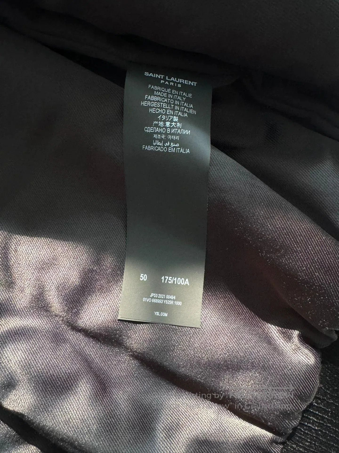Saint Laurent Paris Saint Laurent Teddy Jacket with Metallic Threads. Size US M / EU 48-50 / 2 - 8 Thumbnail