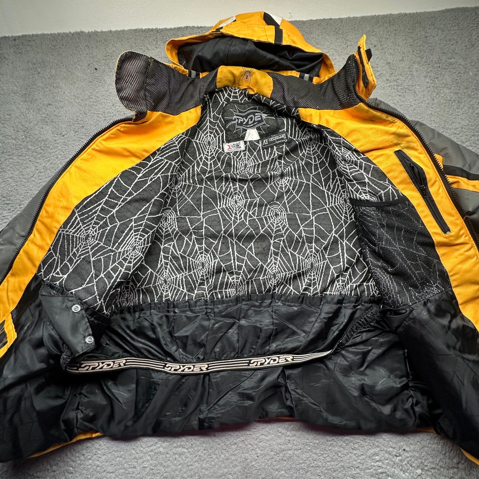 Spyder Spyder X-Static Entrant Dermizax EV Ski Jacket Mens XL Gray Size US XL / EU 56 / 4 - 11 Thumbnail