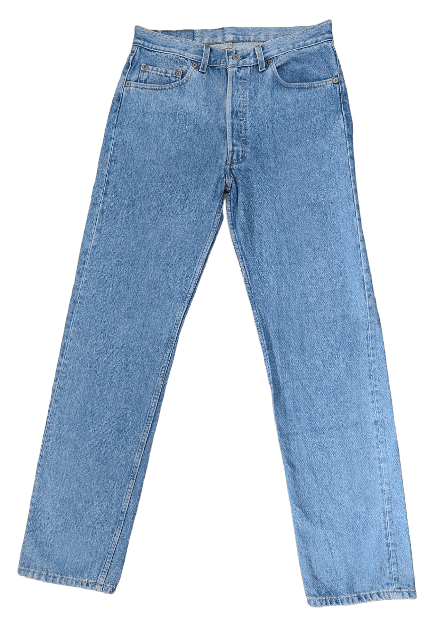 Levi's 90s Vintage Levi's 501 33x34 Lightwash Denim Size US 33 - 1 Thumbnail
