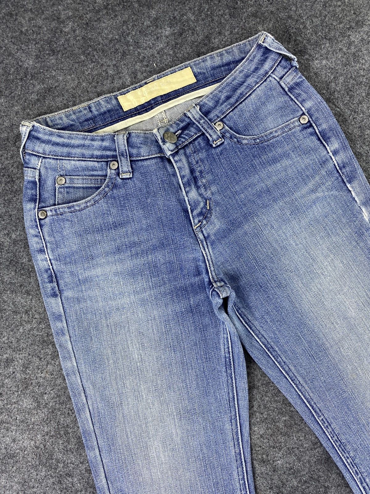 Levi's Vintage Levis Perfect Body Flare Blue Wash Jeans - J1024 Size 25" / US 0 / IT 36 - 3 Thumbnail