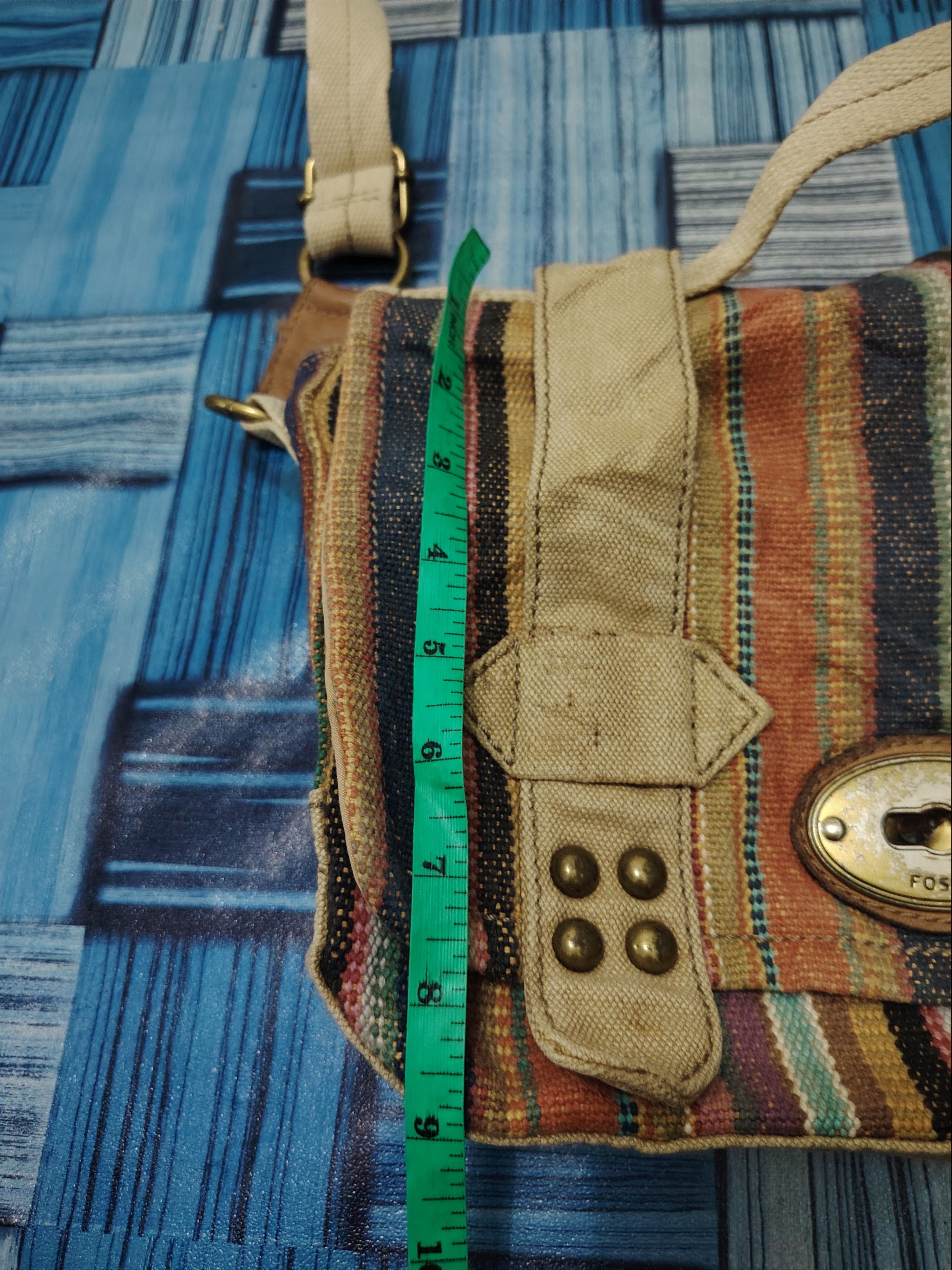 Fossil Rare Vtg Fossil Sling bag kapital Style Bag Size ONE SIZE - 22 Thumbnail