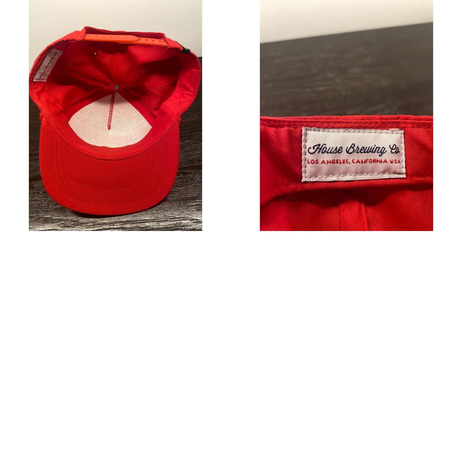 Vintage VINTAGE House Brewing Beer Hat Snapback Cap Adults Unisex Adjustable Red Twill Baseball Style Summer Mens Size ONE SIZE - 8 Thumbnail