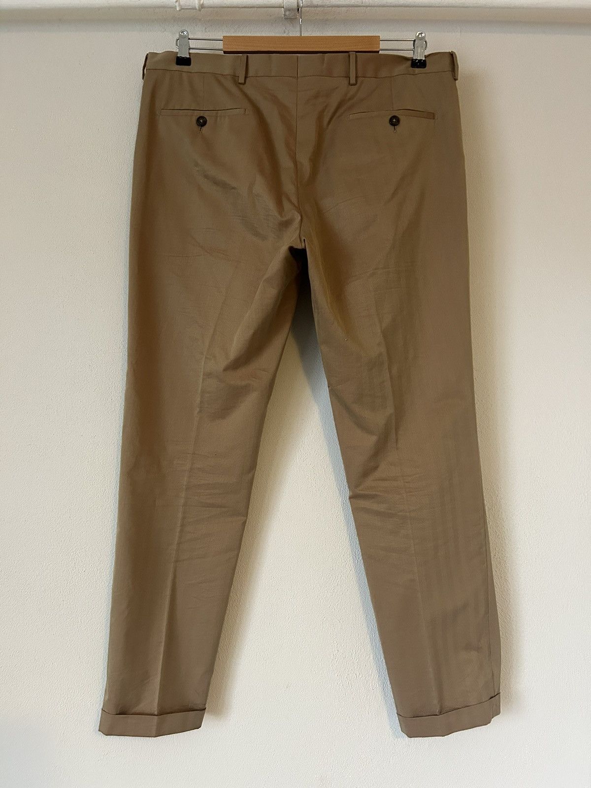 Prada Prada Khaki Cotton Trousers - Size 54 Size US 38 / EU 54 - 10 Thumbnail