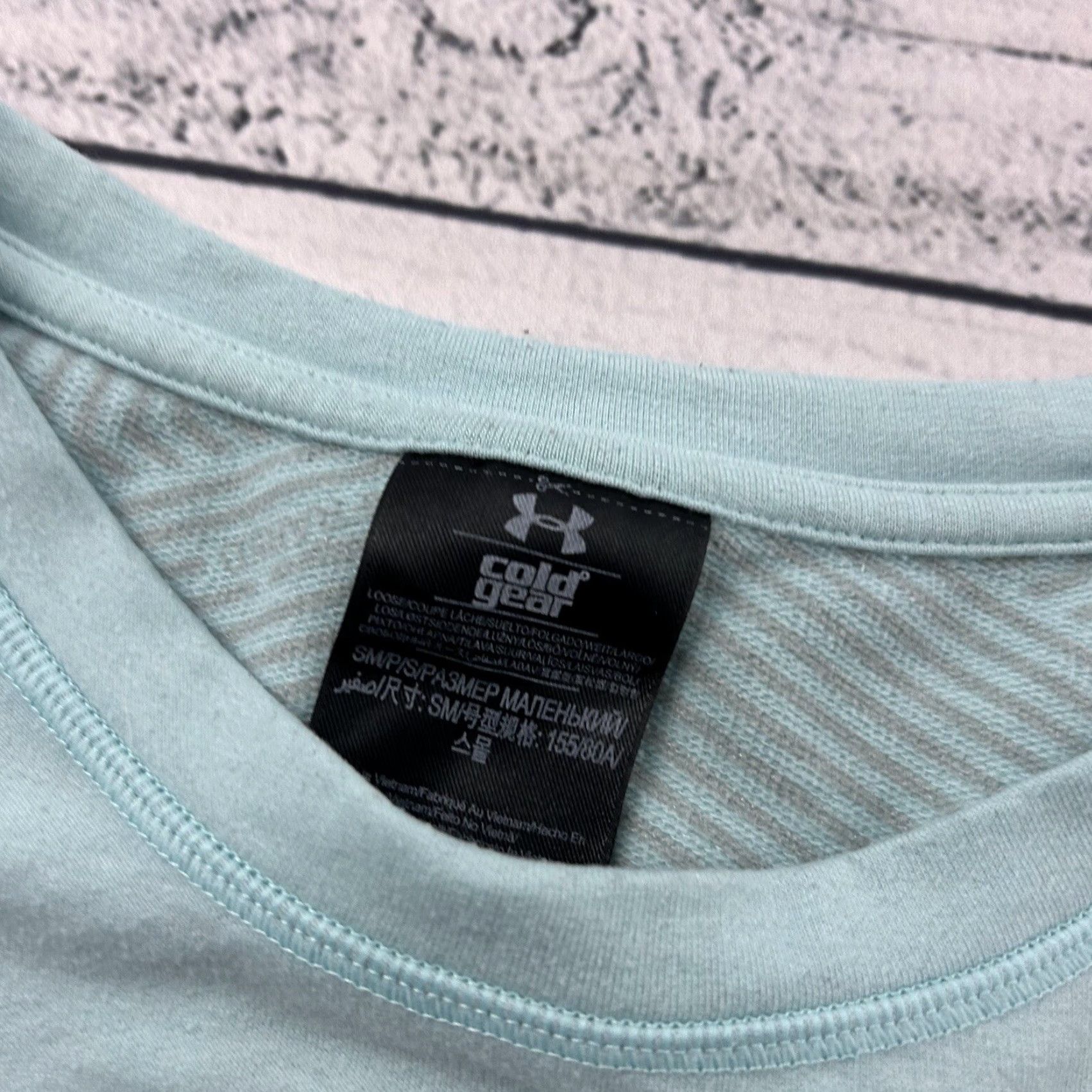 Under Armour Under Armour Coldgear Pullover Sweatshirt Women's Small Blue Kangaroo Pocket Pullover Sweatshirt Women Blue Kangaroo Pocket Coldgear S Blue Womens Size S / US 4 / IT 40 - 2 Thumbnail