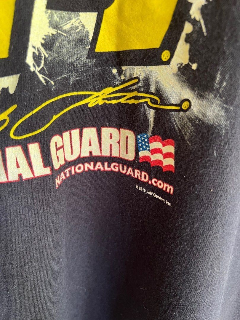 NASCAR JEFF GORDON National Guard 24 Racing Car Tshirt Size L Size US L / EU 52-54 / 3 - 5 Thumbnail