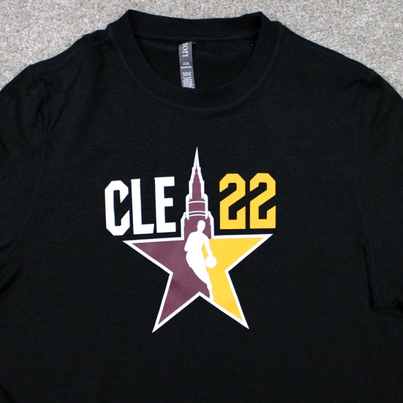 Vuori Vuori Cleveland Sweatshirt Mens Medium Black Ponto Performance NBA Cavs Pullover Size US M / EU 48-50 / 2 - 5 Thumbnail