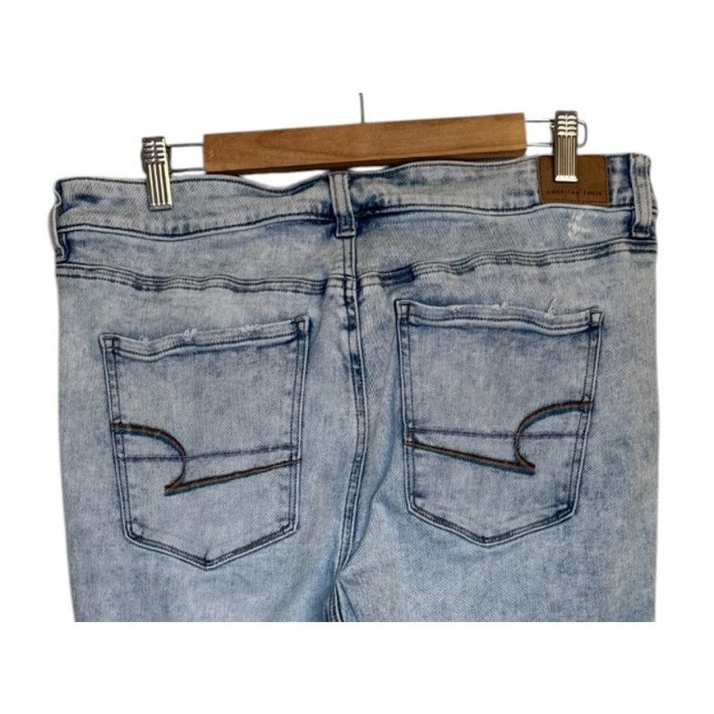 American Eagle Outfitters American Eagle Jeans Women 14 Short Blue Festival Flare Size 36" / US 14 / IT 50 - 5 Thumbnail