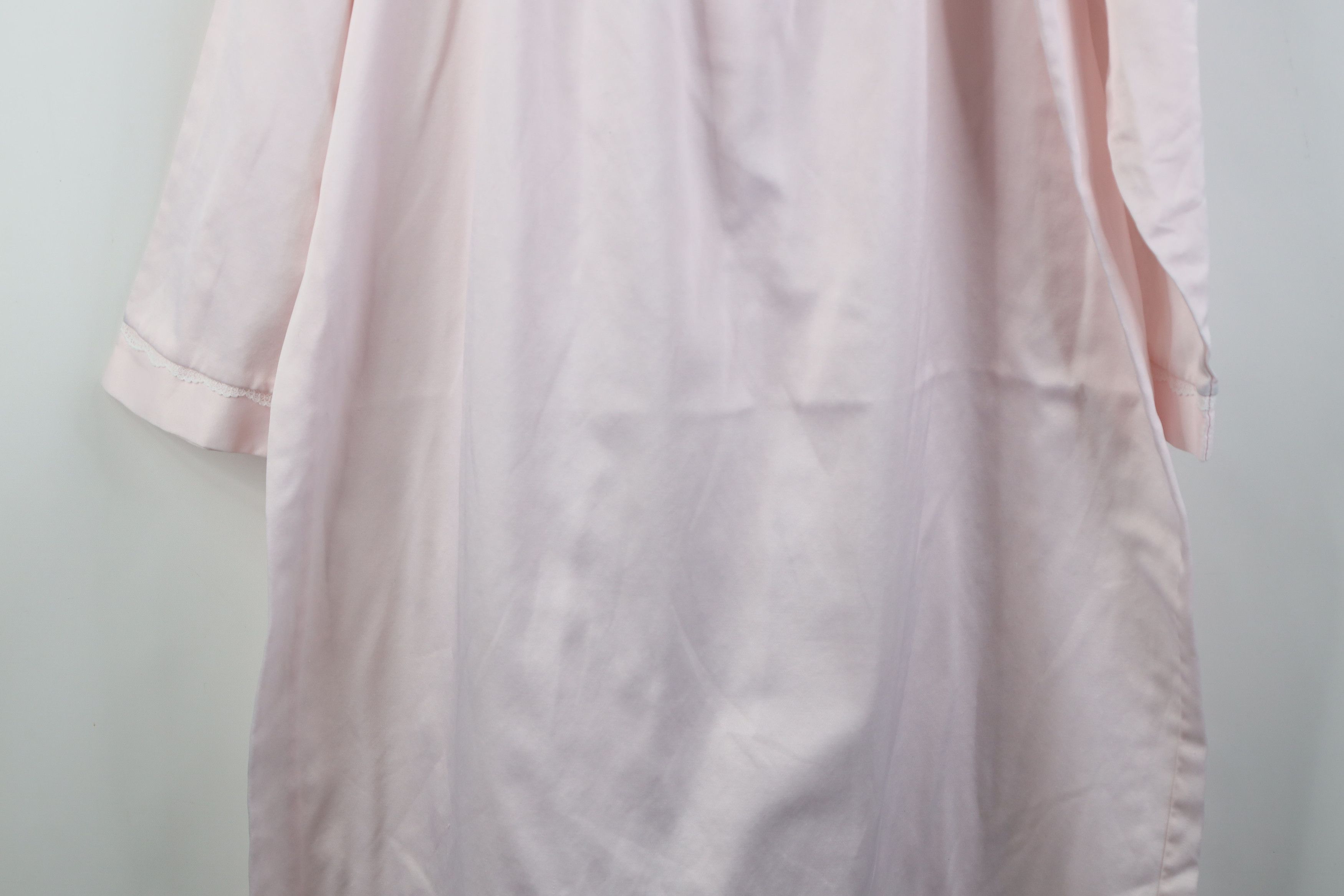 Vintage Vintage 90s Miss Elaine Flower Lace Night Gown Sleep Shirt Size M / US 6-8 / IT 42-44 - 15 Thumbnail