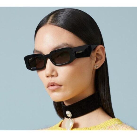 Gucci NEW GUCCI SUNGLASSES GG1426S 002 HAVANA WOMEN EYEWEAR GUCCI Size ONE SIZE - 3 Thumbnail