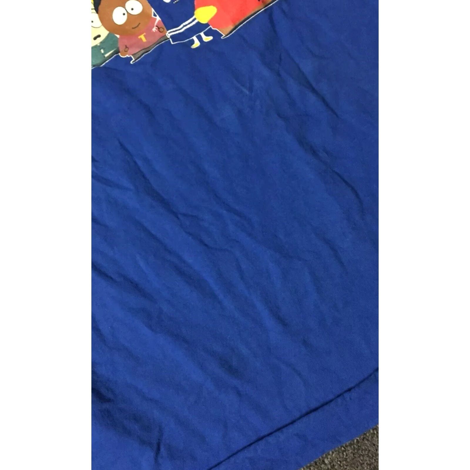 Vintage VINTAGE South Park Shirt XL Blue 90s Distressed Chopped Comedy Central T-Shirt Men's Grunge TV Cartoon Size US XL / EU 56 / 4 - 6 Thumbnail