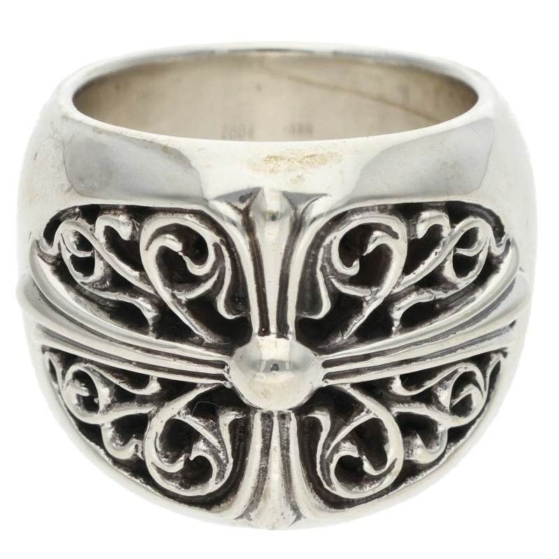 Chrome Hearts Chrome Hearts Pavé Diamond Classic Oval Cross Ring