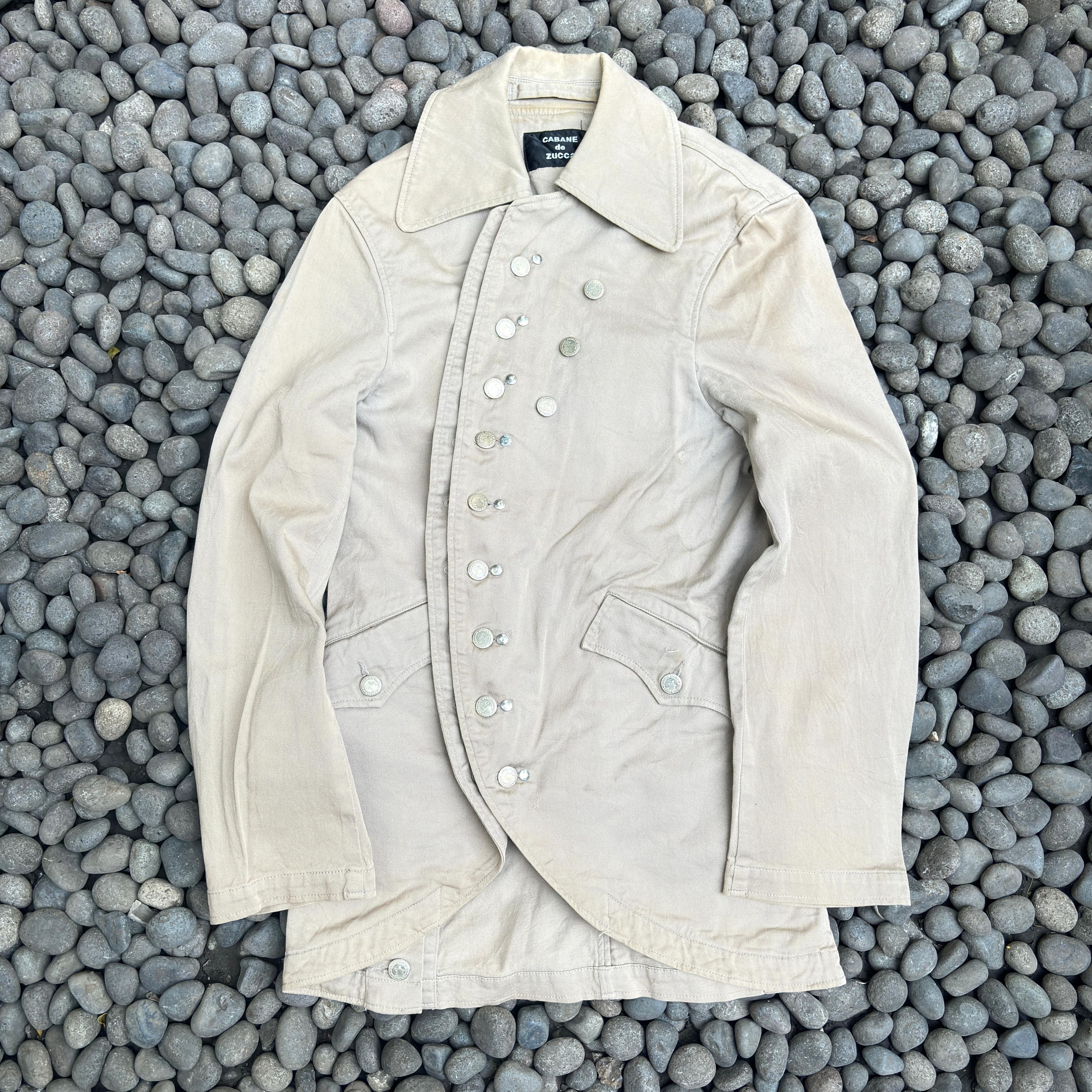 CABANE de ZUCCa × Hai Sporting Gear × Issey Miyake rare 90s issey Miyake Cabane de Zucca Asymmetricalt Jacket Size S / US 4 / IT 40 - 2 Thumbnail