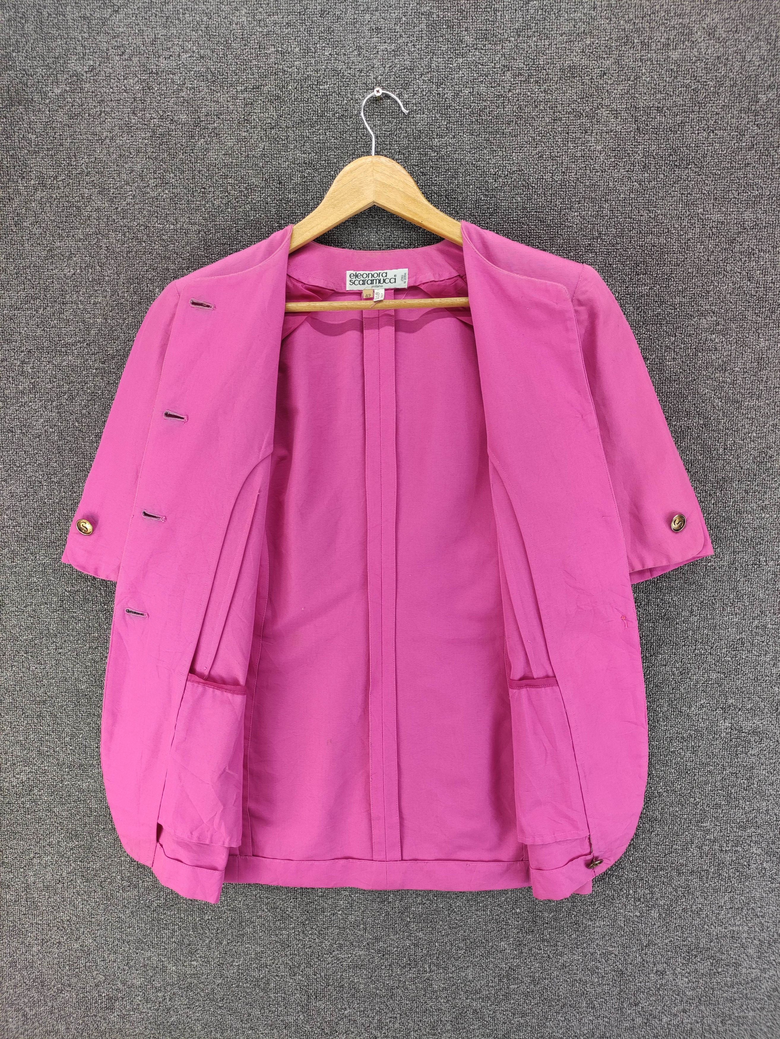 Vintage Vintage Eleonora Scaramucci Milano Short Sleeve Coat Jacket Size S / US 4 / IT 40 - 8 Thumbnail