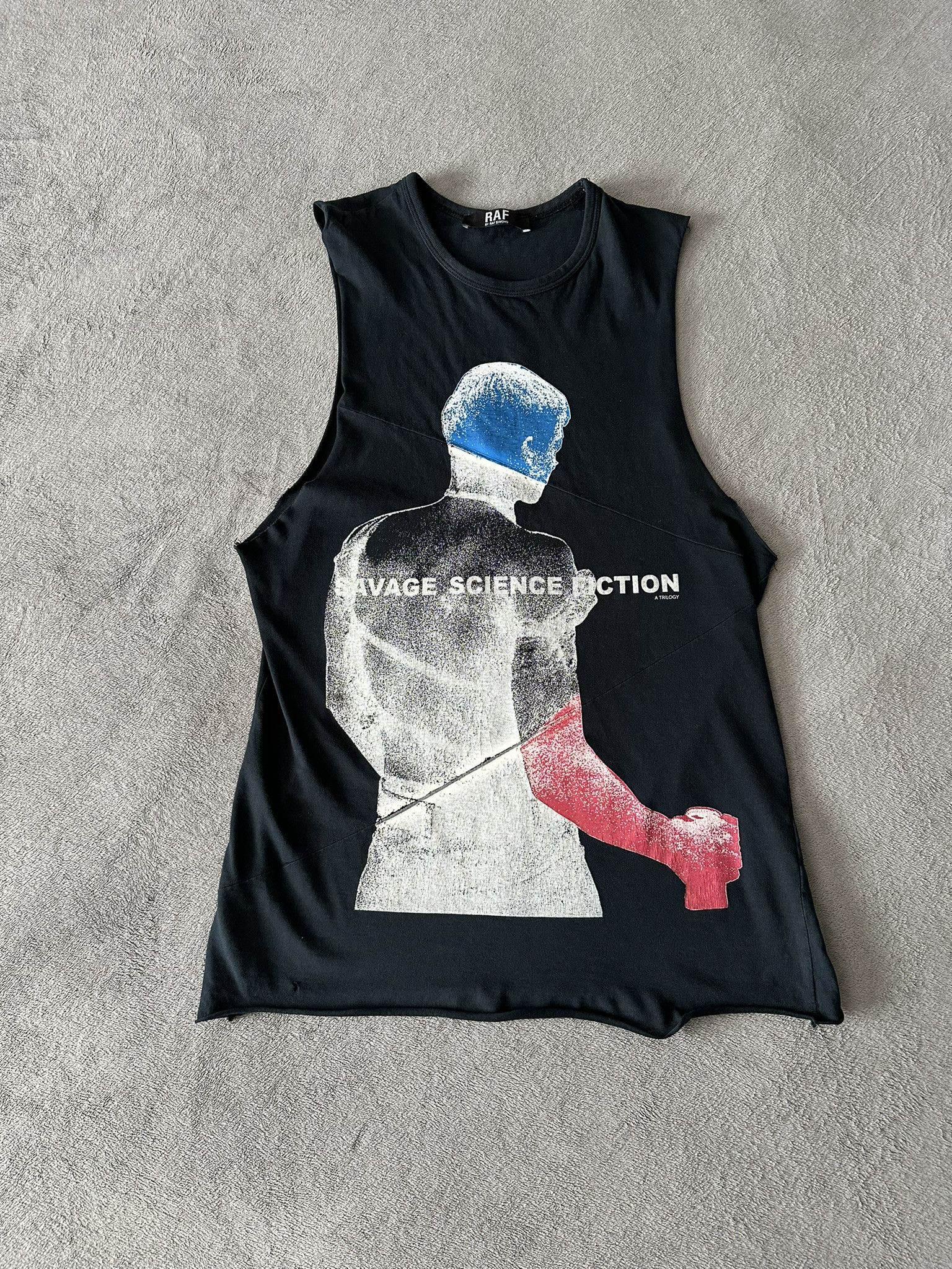 Raf by Raf Simons Raf by Raf Simons Savage Science Fiction Tank Top |  Grailed