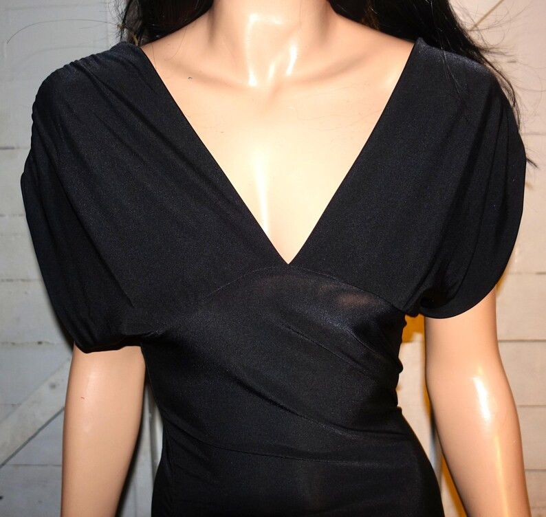 Other Cien Black Bodycon Ruched Dress M Size M / US 6-8 / IT 42-44 - 2 Thumbnail