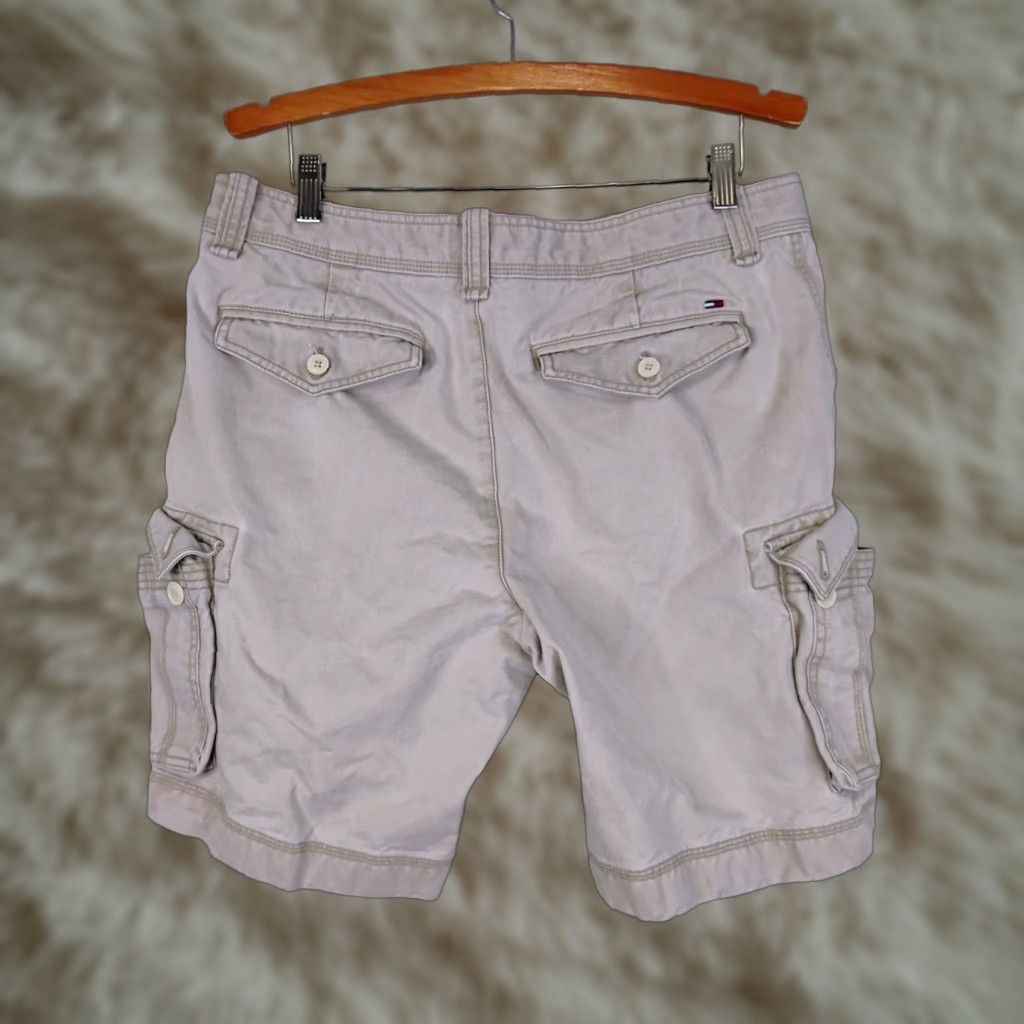 Tommy Bahama Tommy Bahama Cargo Shorts Mens 34 Beige Khaki Cotton Regular Inseam 9in Clothing Cargo Short Mens Size US 34 / EU 50 - 1 Thumbnail
