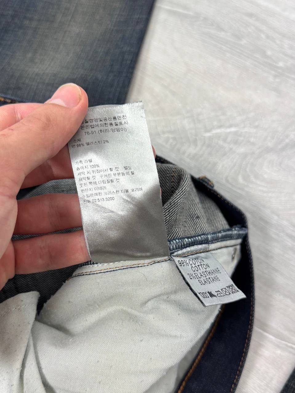 Dior Dior Hedi Slimane Washed Denim Jeans Size US 31 - 20 Thumbnail