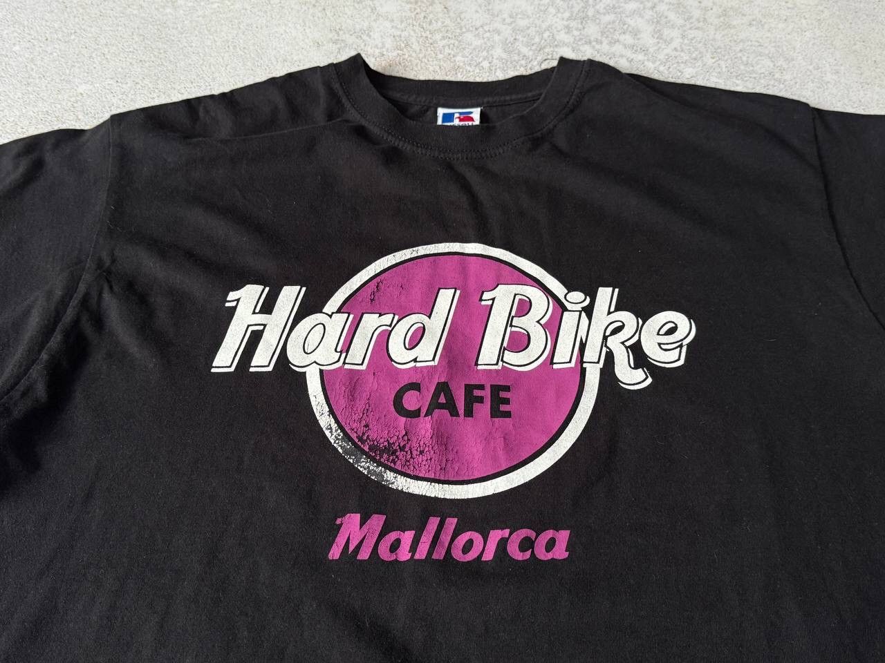 Hard Rock Cafe × Russell Athletic × Vintage Vintage Hard Bike Cafe Russell Athletic Mallorca T-shirt Y2K Size US L / EU 52-54 / 3 - 2 Thumbnail