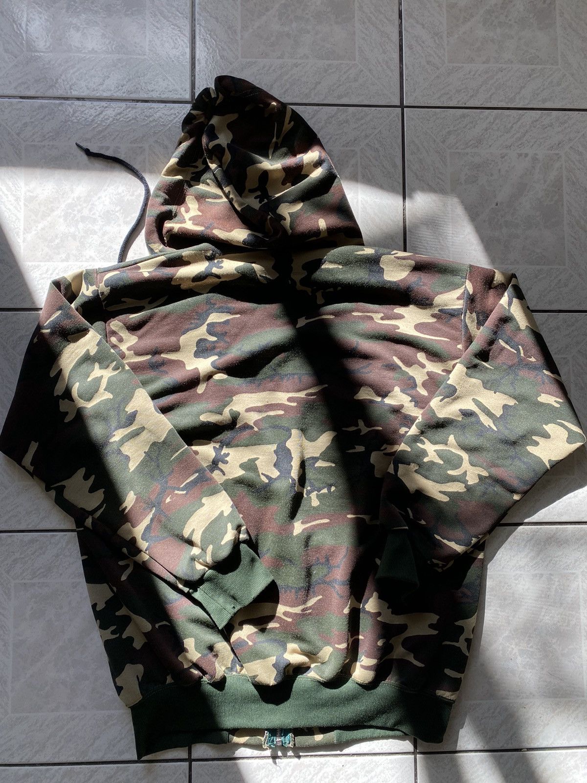 Vintage Camo zip hoodie Size US M / EU 48-50 / 2 - 3 Thumbnail