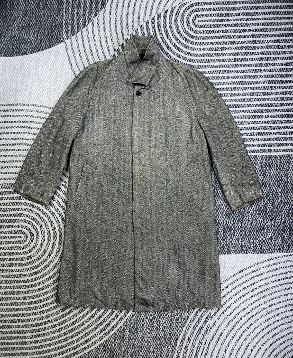 Lanvin Vintage Lanvin Grey Trench Coat Jacket Size US XL / EU 56 / 4 - 6 Thumbnail