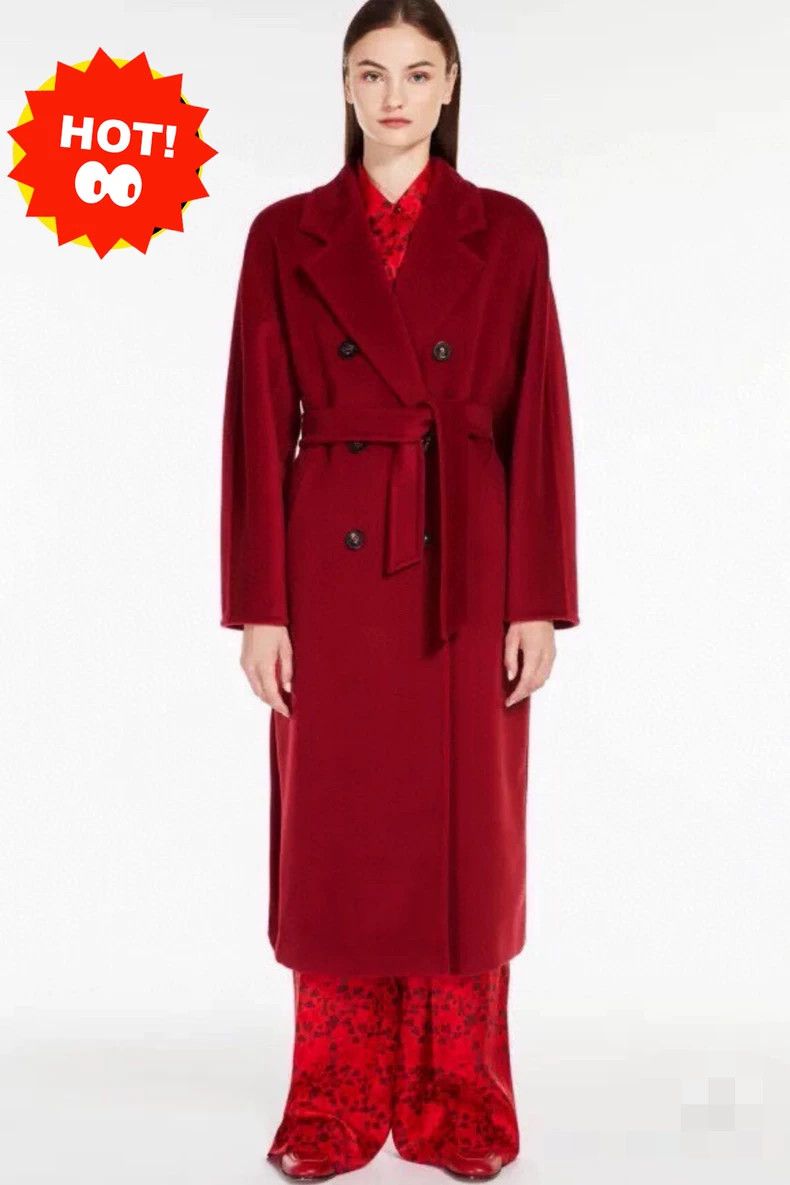 Max Mara Max Mara 101801 Coat, Limited Red Size S / US 4 / IT 40 - 1 Thumbnail