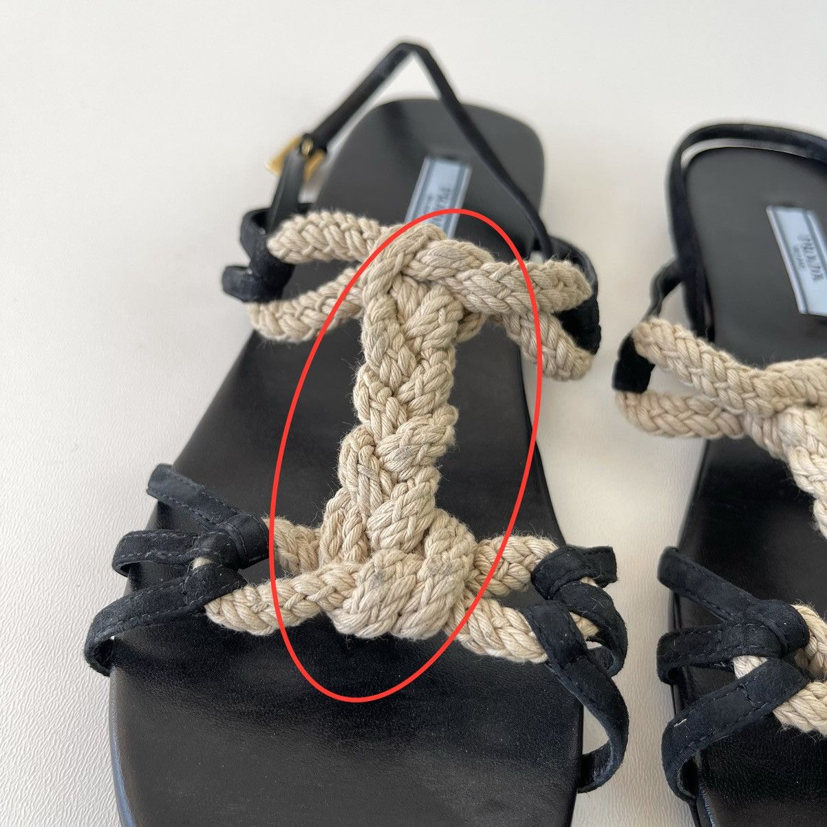 Prada Prada Milano Spartan Robe Leather Sandals Black Women’s Size US 8 / IT 38 - 11 Thumbnail