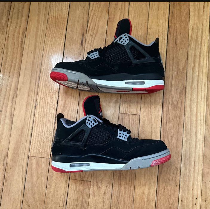 Air jordan 4 store bred size 8