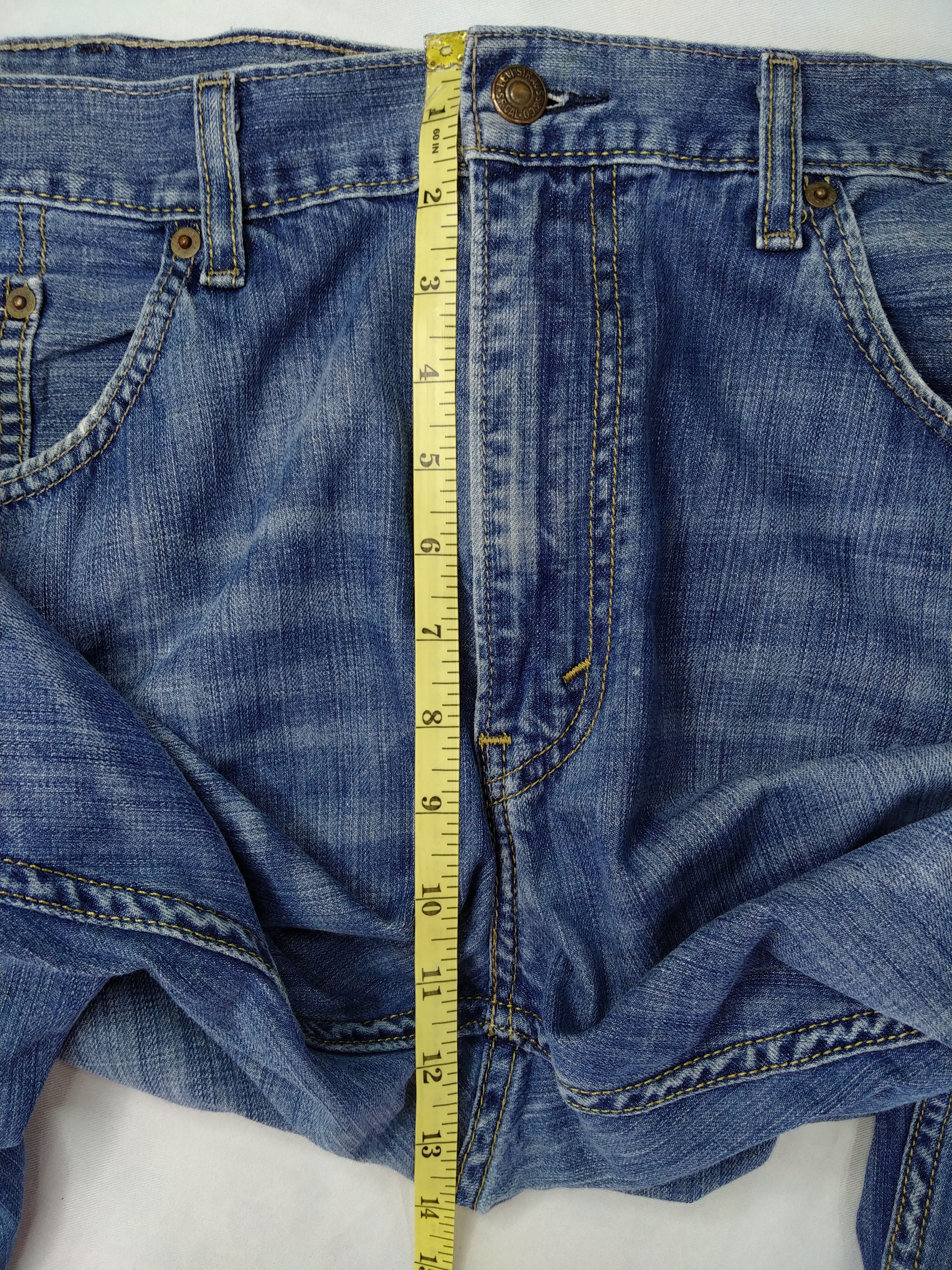 Levi's Vintage Clothing Blue Distressed Vintage Levi's 559 Denim 40x33.5 -JN445 Size US 40 / EU 56 - 6 Thumbnail