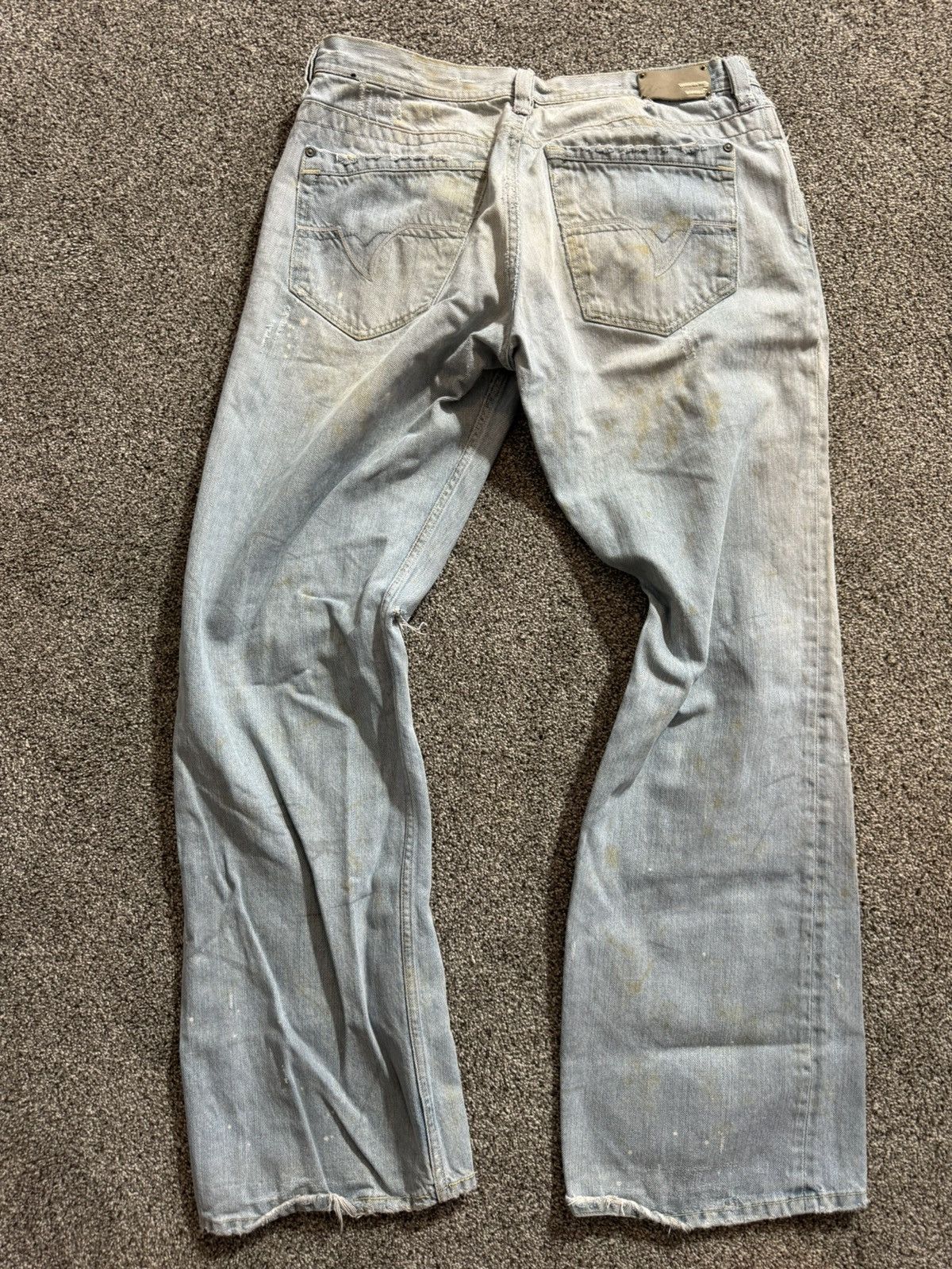 Diesel × Japanese Brand × Vintage 🦄 DIESEL WIDE FLAIR DISTRESSED AMAZING 🔥 Size US 36 / EU 52 - 4 Thumbnail