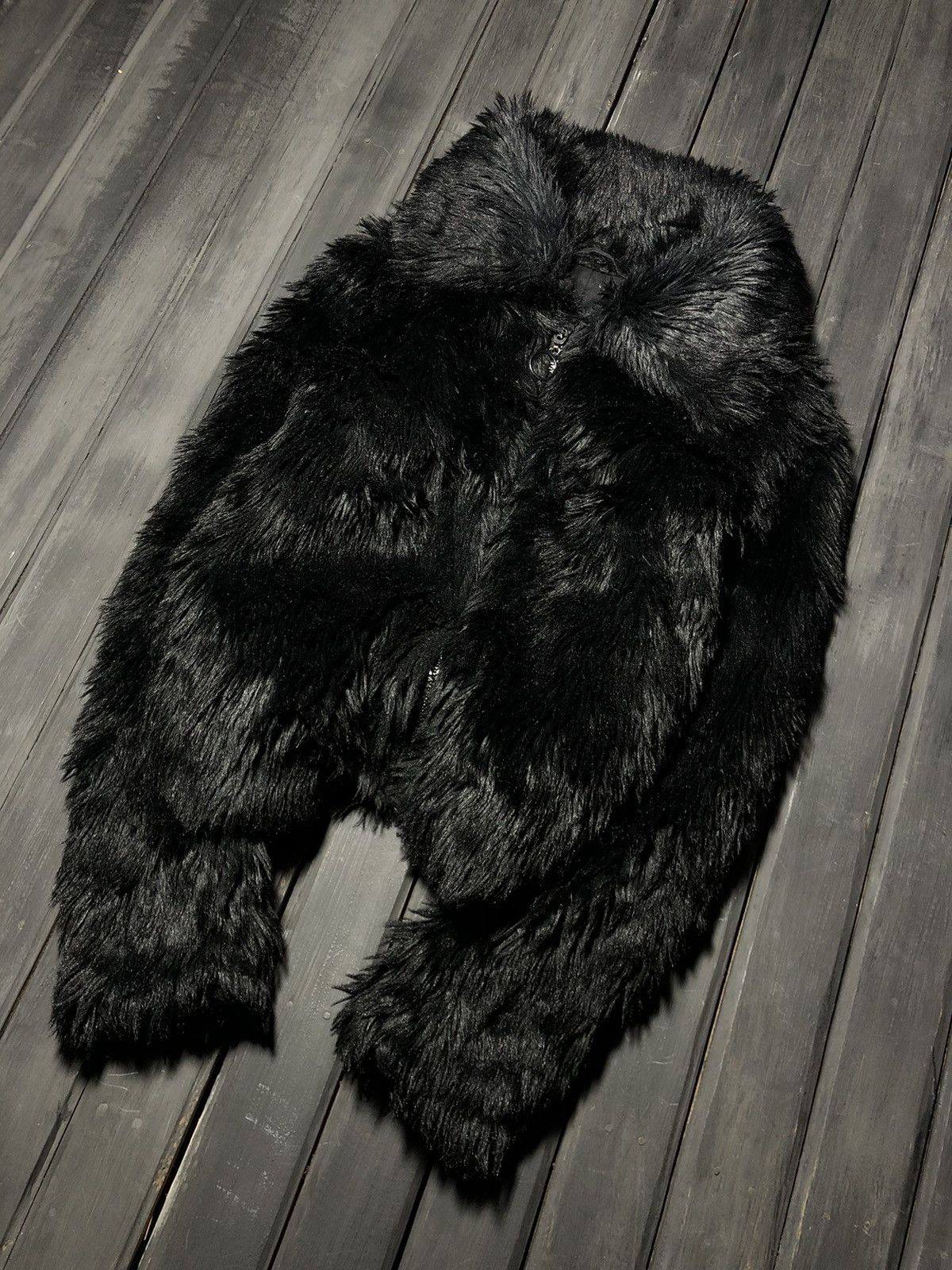 If Six Was Nine Vtg Yohji Yamamoto If Six Was Nine Style Opium Fur Jacket Size XS / US 0-2 / IT 36-38 - 2 Thumbnail