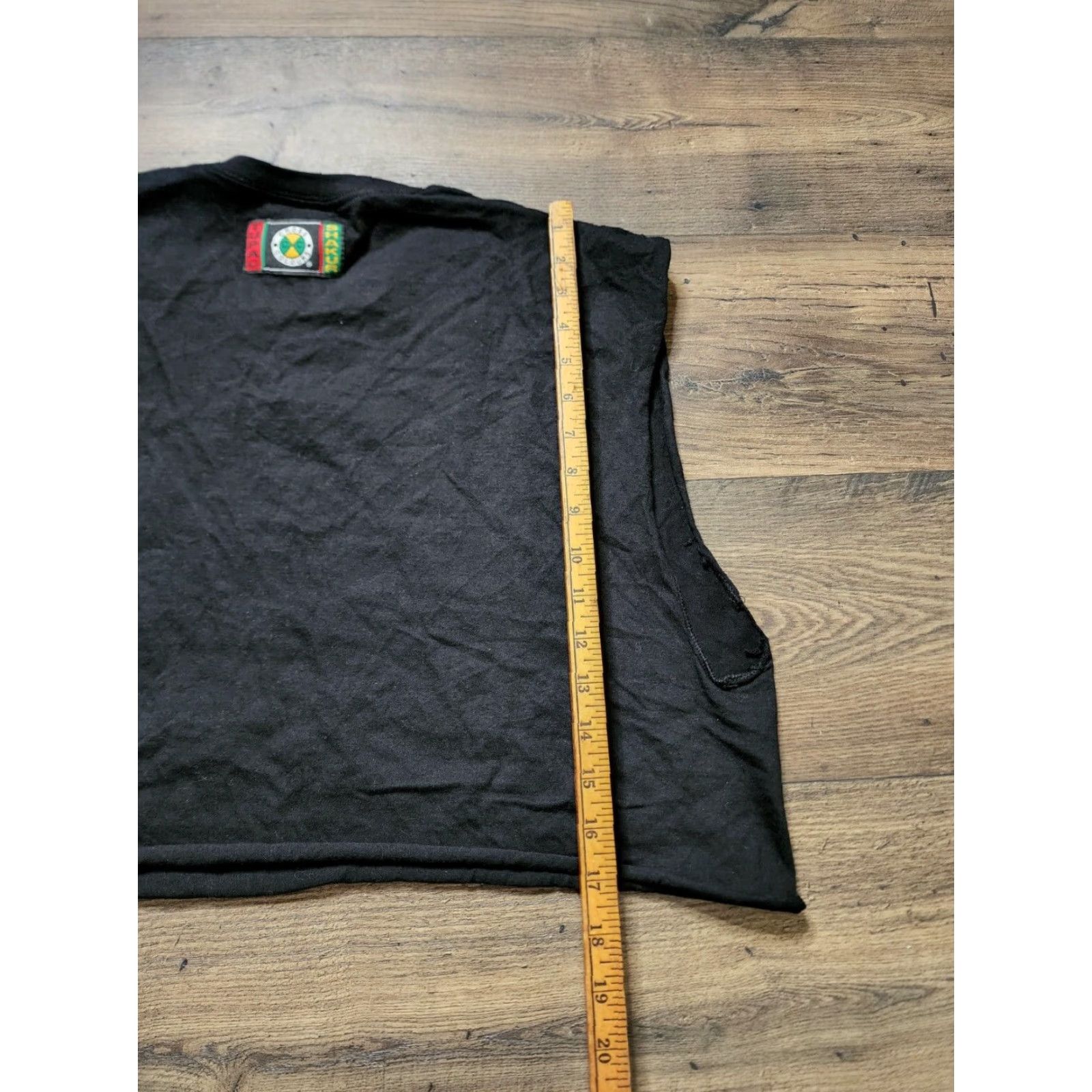 Vintage VINTAGE Cross Colours X Tupac Shakur 2Pac Crop Tank Mens XL Cropped Workout Tank Shirt T-Shirt Unisex Adults Black Cotton Graphic Print 90s Music Mens Size US XL / EU 56 / 4 - 5 Thumbnail
