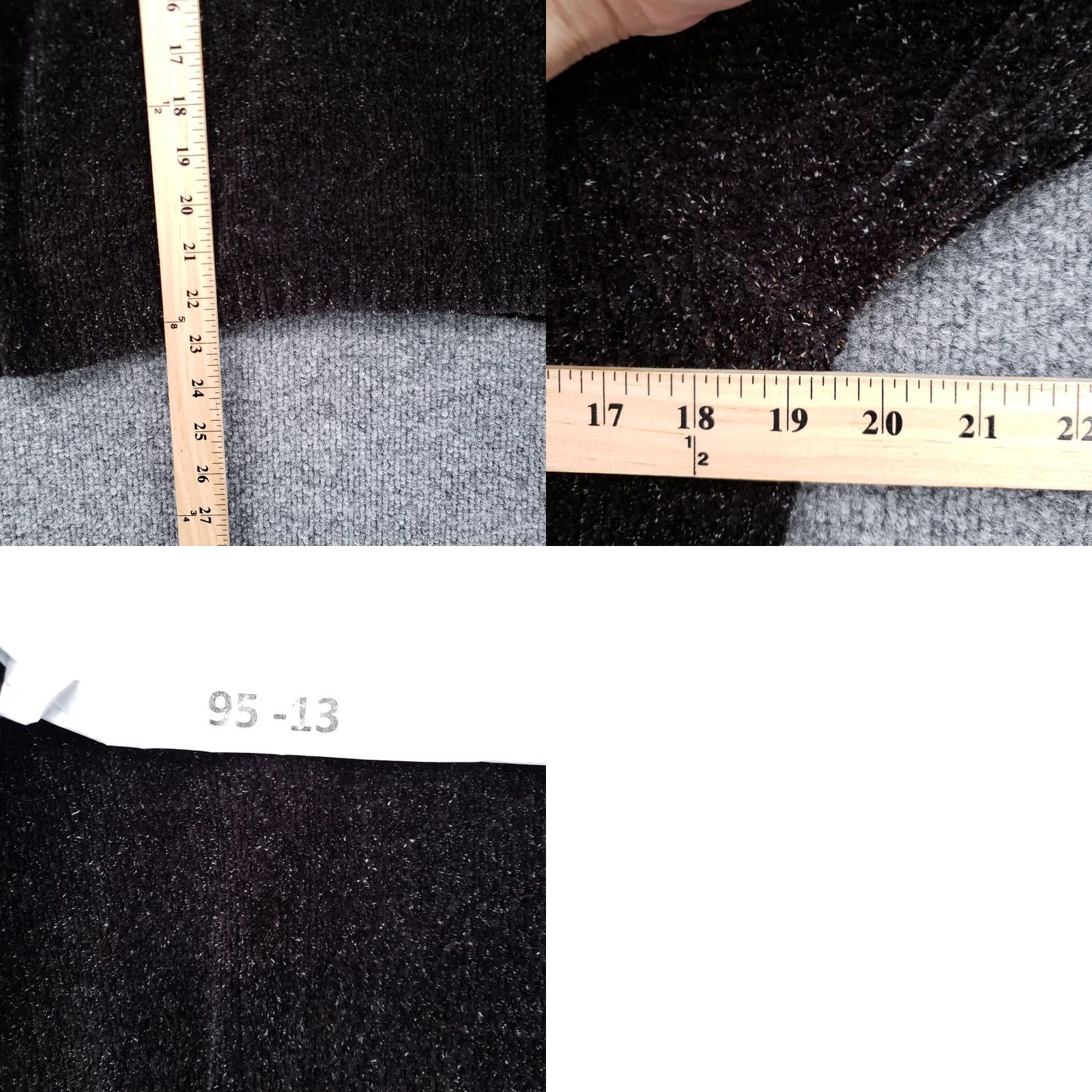 Croft & Barrow Croft & Barrow Womens S Small Black Pullover Sweater Metallic Long Sleeves Knit Size S / US 4 / IT 40 - 8 Thumbnail