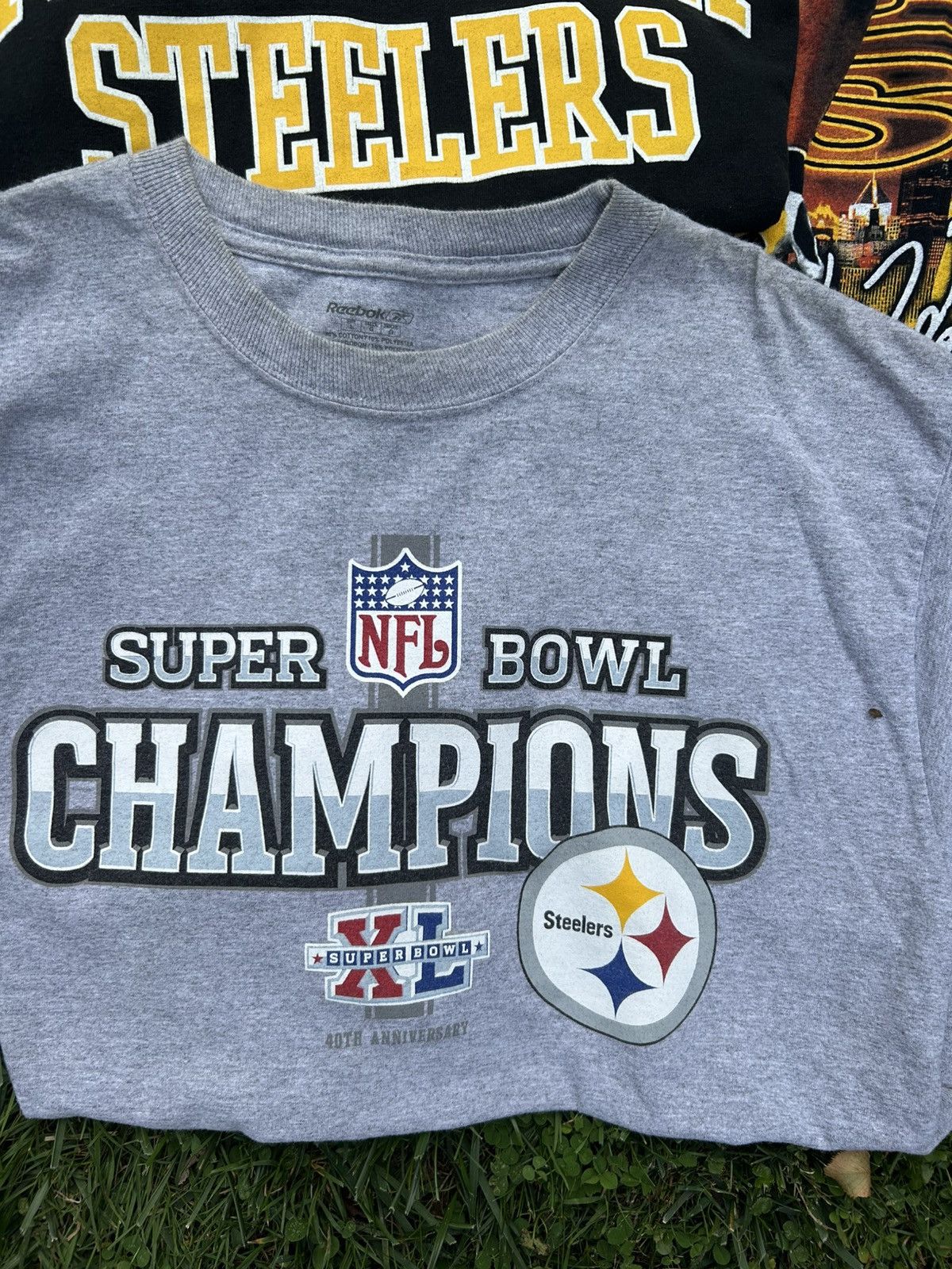 NFL 90s Pittsburgh Steelers Vintage Tees Bundle Size US L / EU 52-54 / 3 - 10 Thumbnail