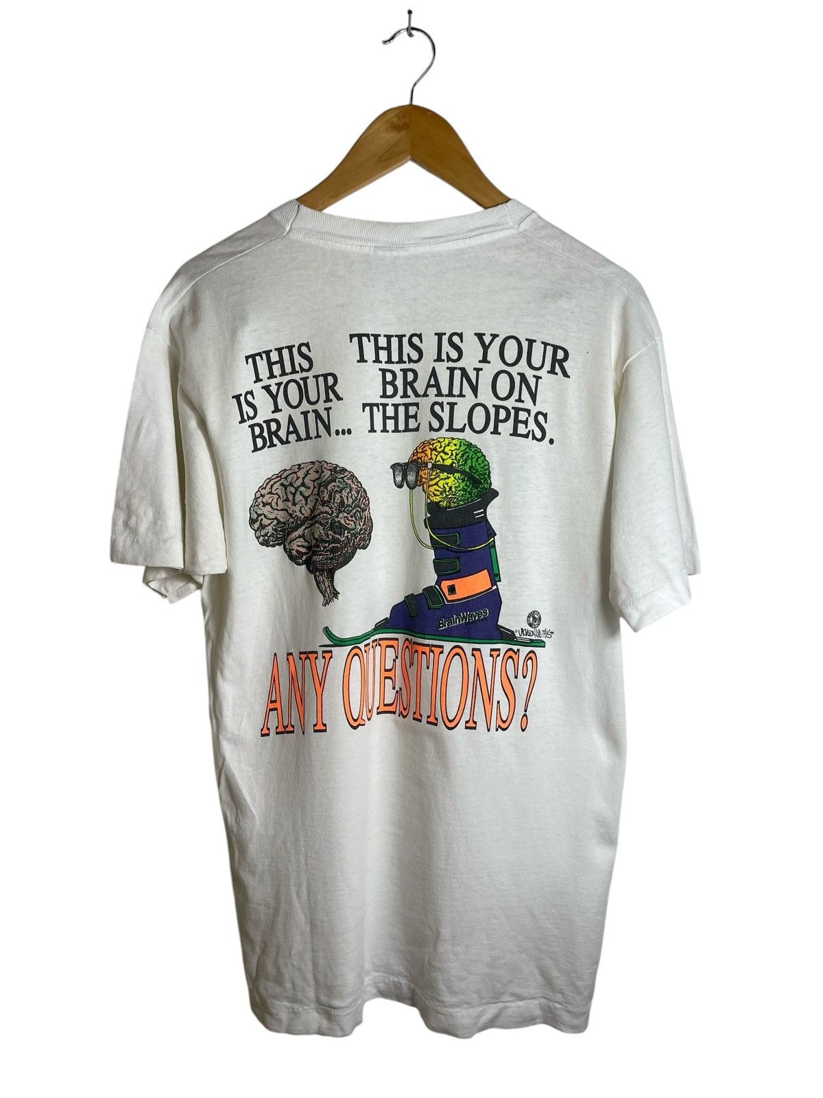 Vintage Vintage BrainWaves Sport wear shirt Size US M / EU 48-50 / 2 - 1 Thumbnail