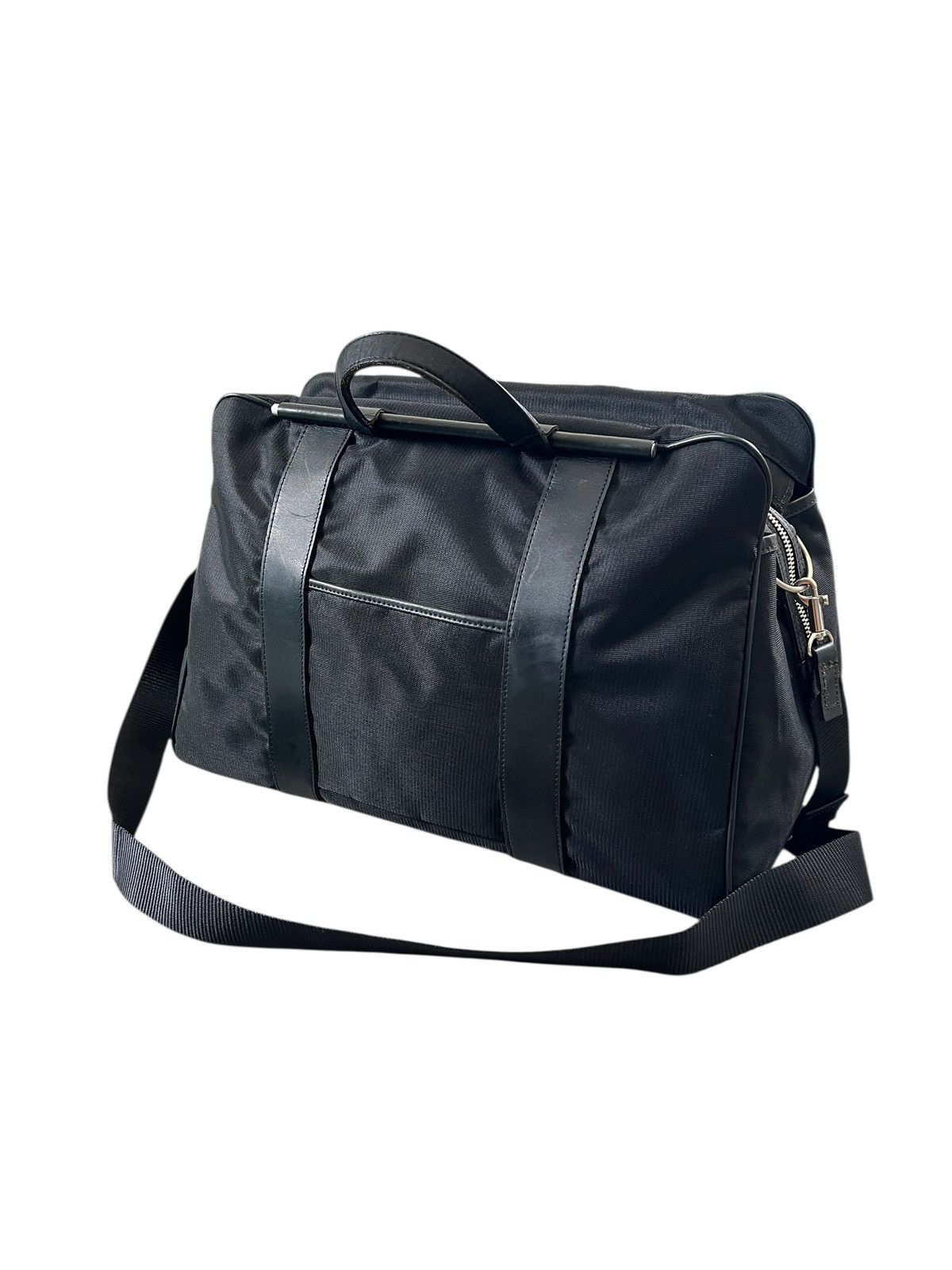 Yohji Yamamoto Vintage Yohji Yamamoto Y’SACCS Boston Bag Leather Trim Size ONE SIZE - 7 Thumbnail
