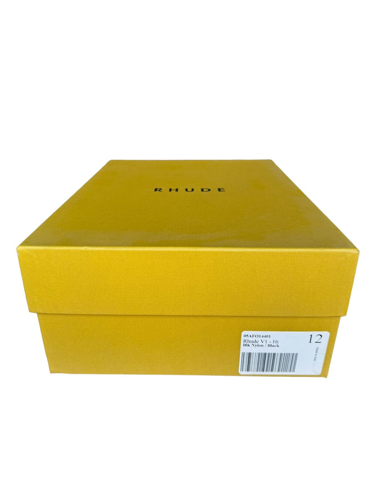Rhude V1 High Triple Black Hi Sneaker Size US 12 / EU 45 - 5 Thumbnail