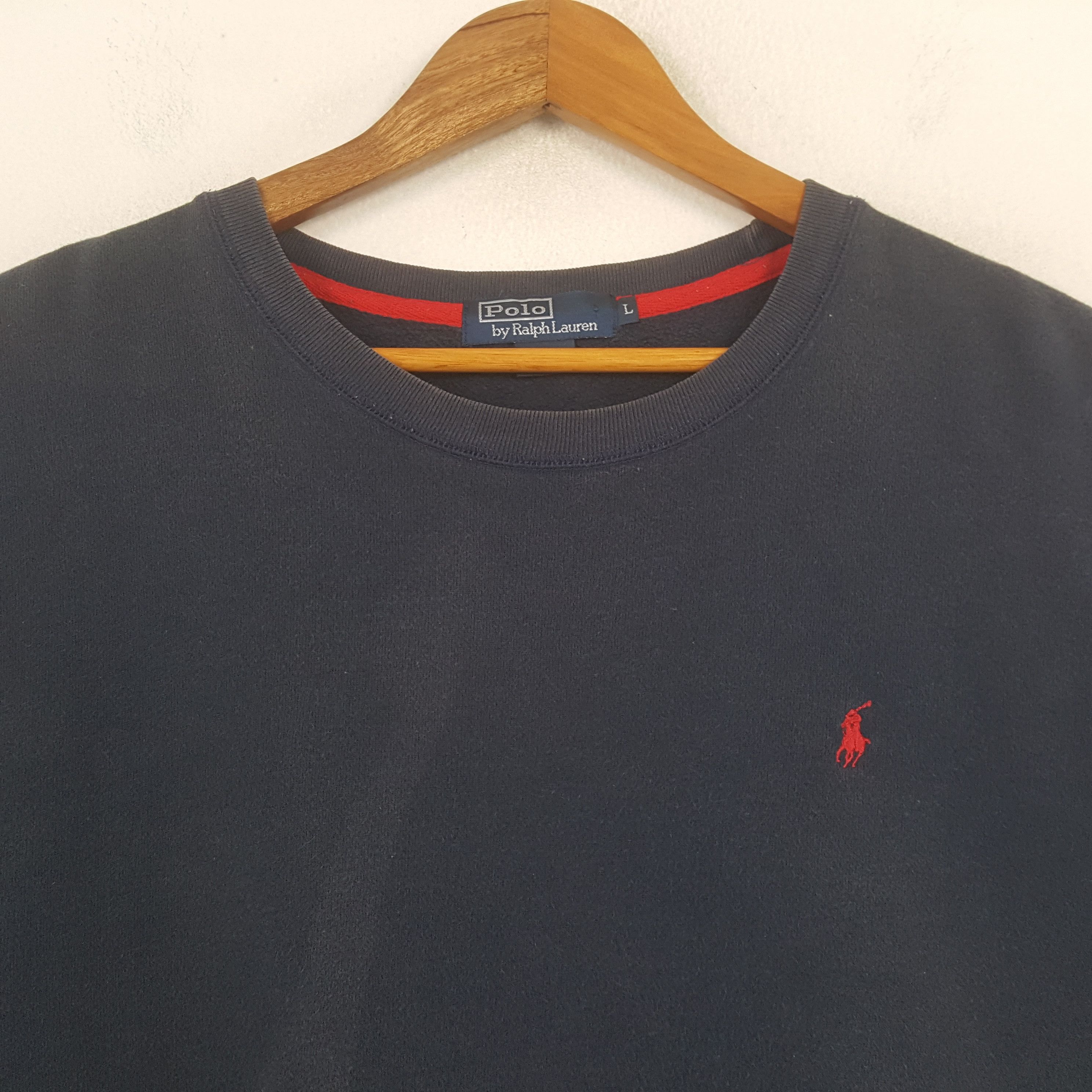 Polo Ralph Lauren × Vintage Vintage POLO by RALPH LAUREN Small Pony Sweatshirt C291N11 Size US XL / EU 56 / 4 - 2 Thumbnail