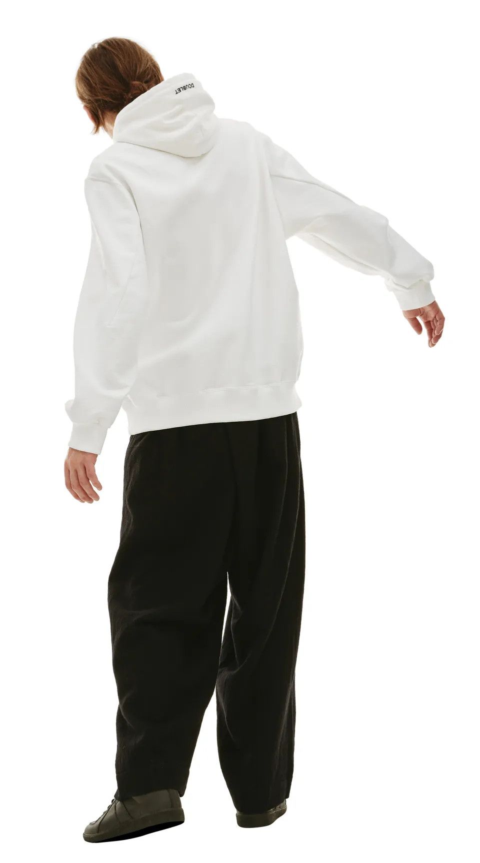 Doublet o1mris0824 Knit Hoodie in White Size US M / EU 48-50 / 2 - 8 Thumbnail