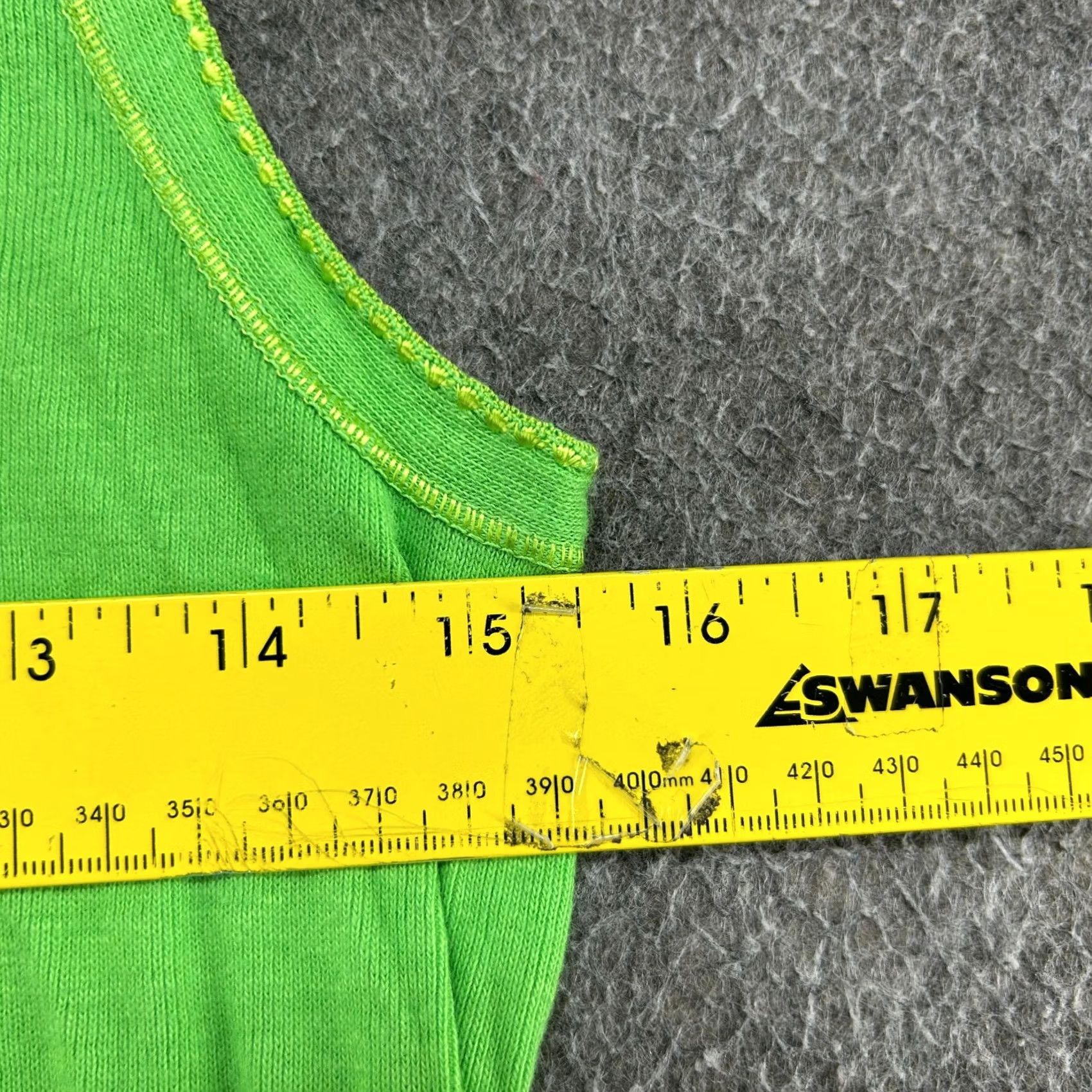 Vintage VINTAGE Maureen Benun Tank Top Womens M Green Tank Sleeveless Cami Ribbed Knit90s Slim Boat Neck Pullover Casual Cotton Knit Short Sleeve? Size M / US 6-8 / IT 42-44 - 4 Thumbnail