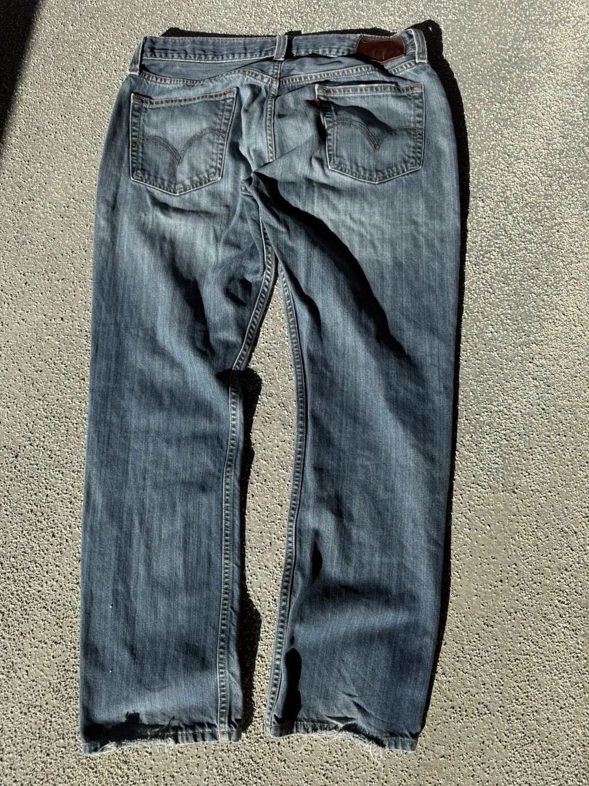 Levi's Vintage Clothing Vintage Jerky Leather Tab Levis 527 Size US 33 - 3 Thumbnail